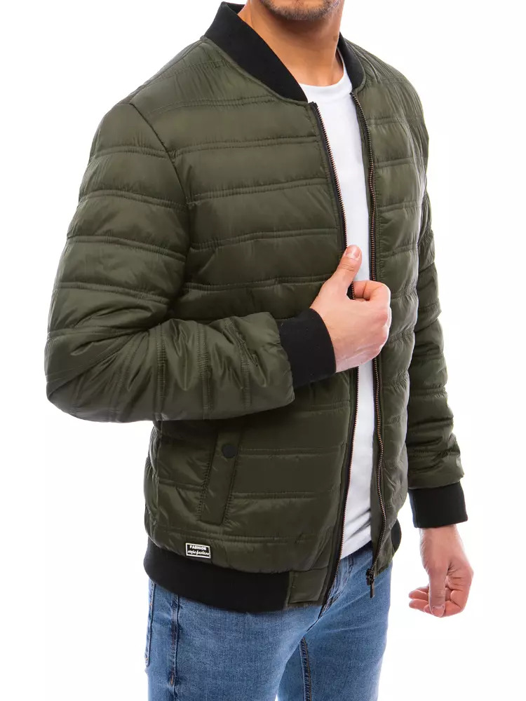 Men's bomber jacket green Dstreet
