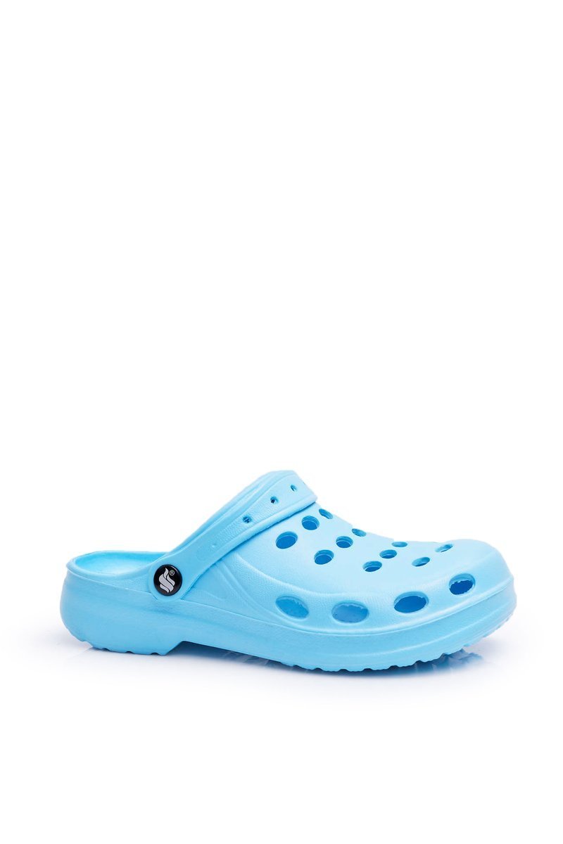 blue crocs women's
