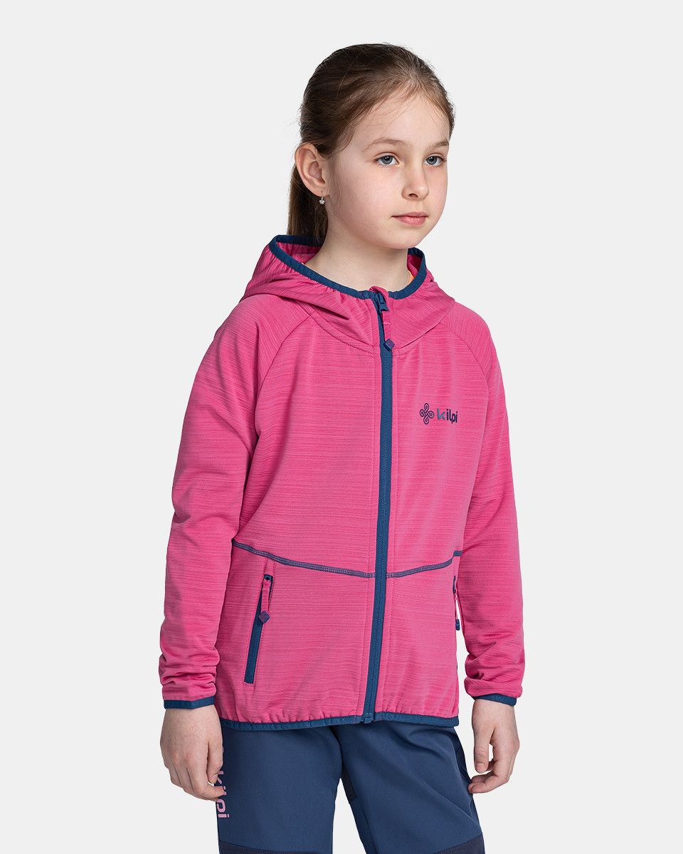 Girls' Technical Sweatshirt KILPI MEMPHIS-JG Pink