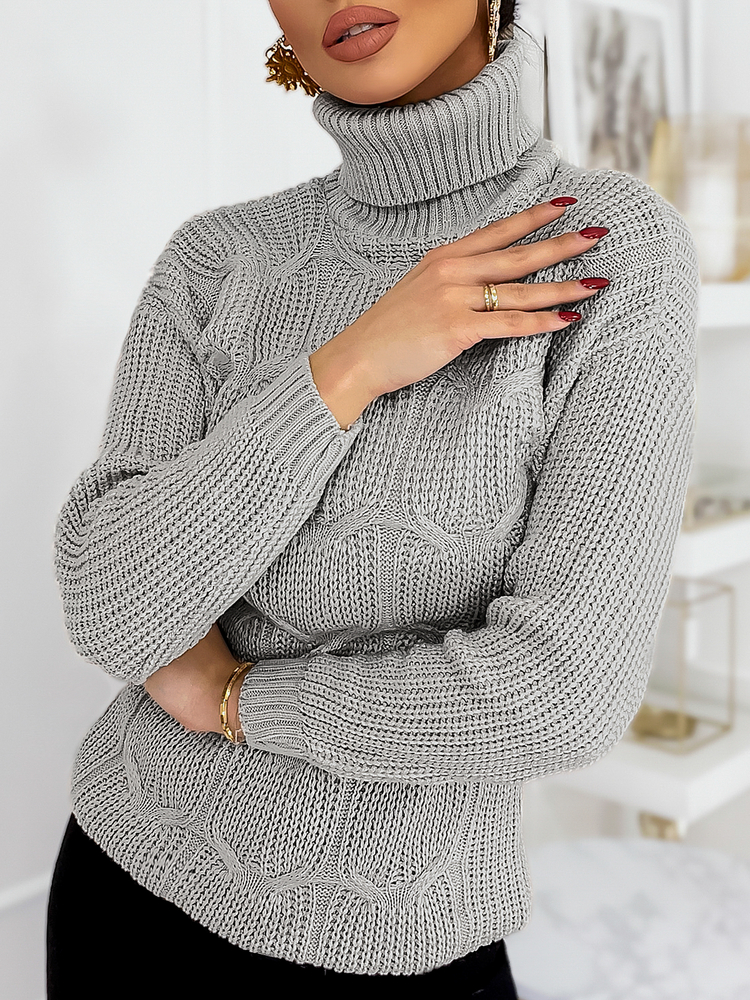 CARINNA ladies sweater light gray Dstreet
