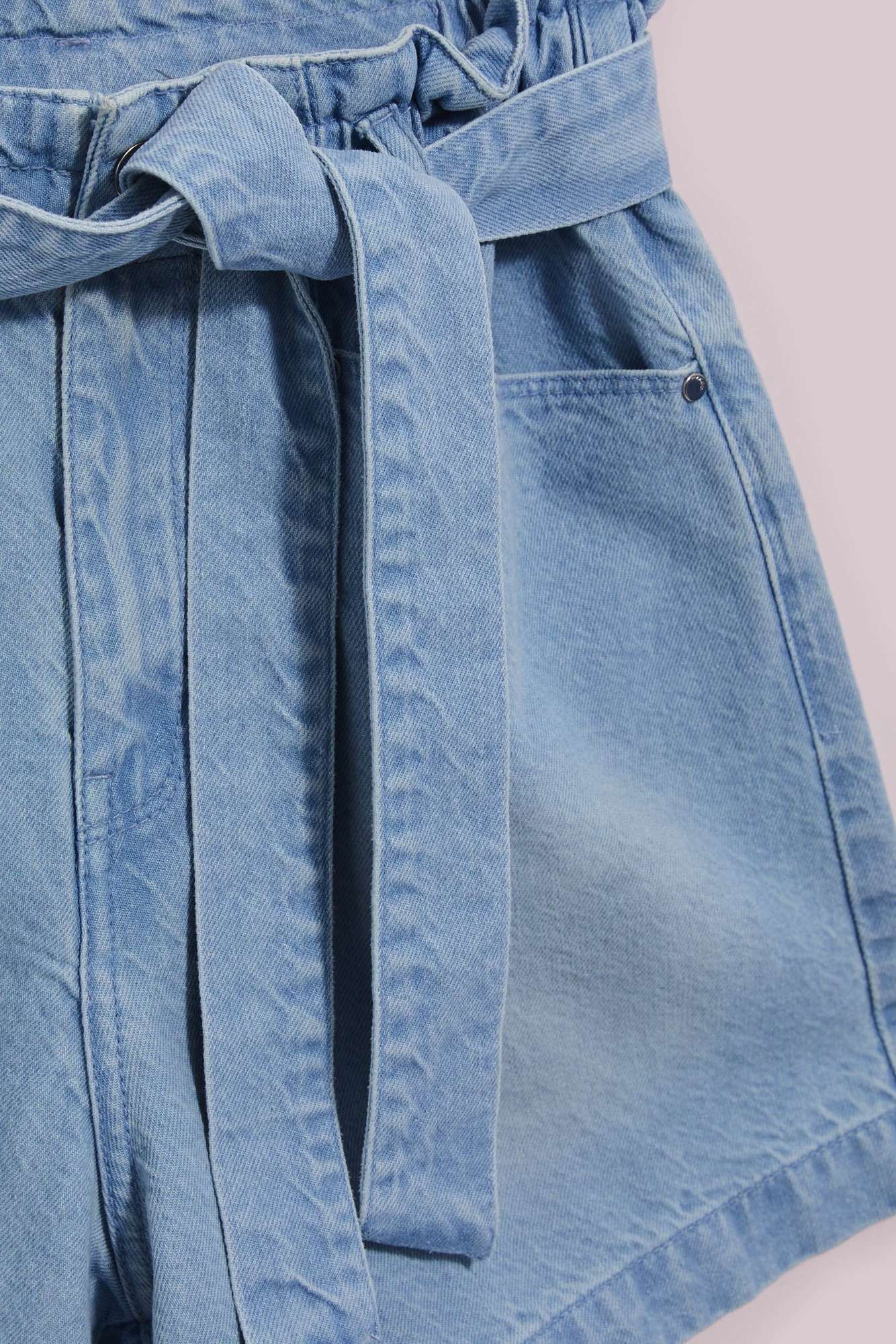 WOMEN&#039;S SHORTS L-SH-4003 L.Blue