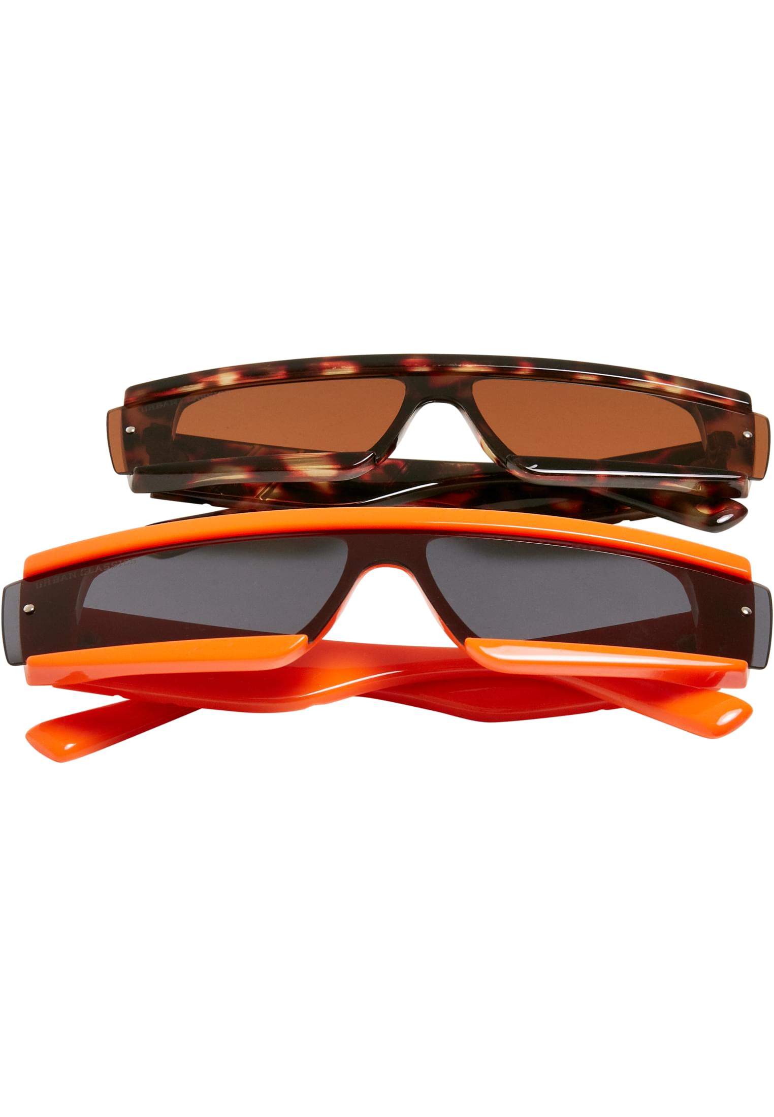 Levně Sluneční brýle Alabama 2-Pack oranžové/hnědé