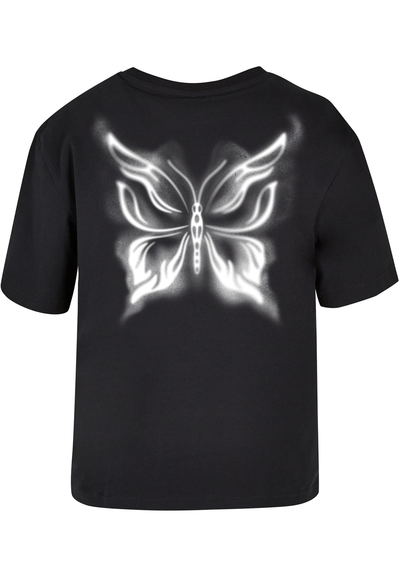 Women's T-shirt Karma Butterfly black