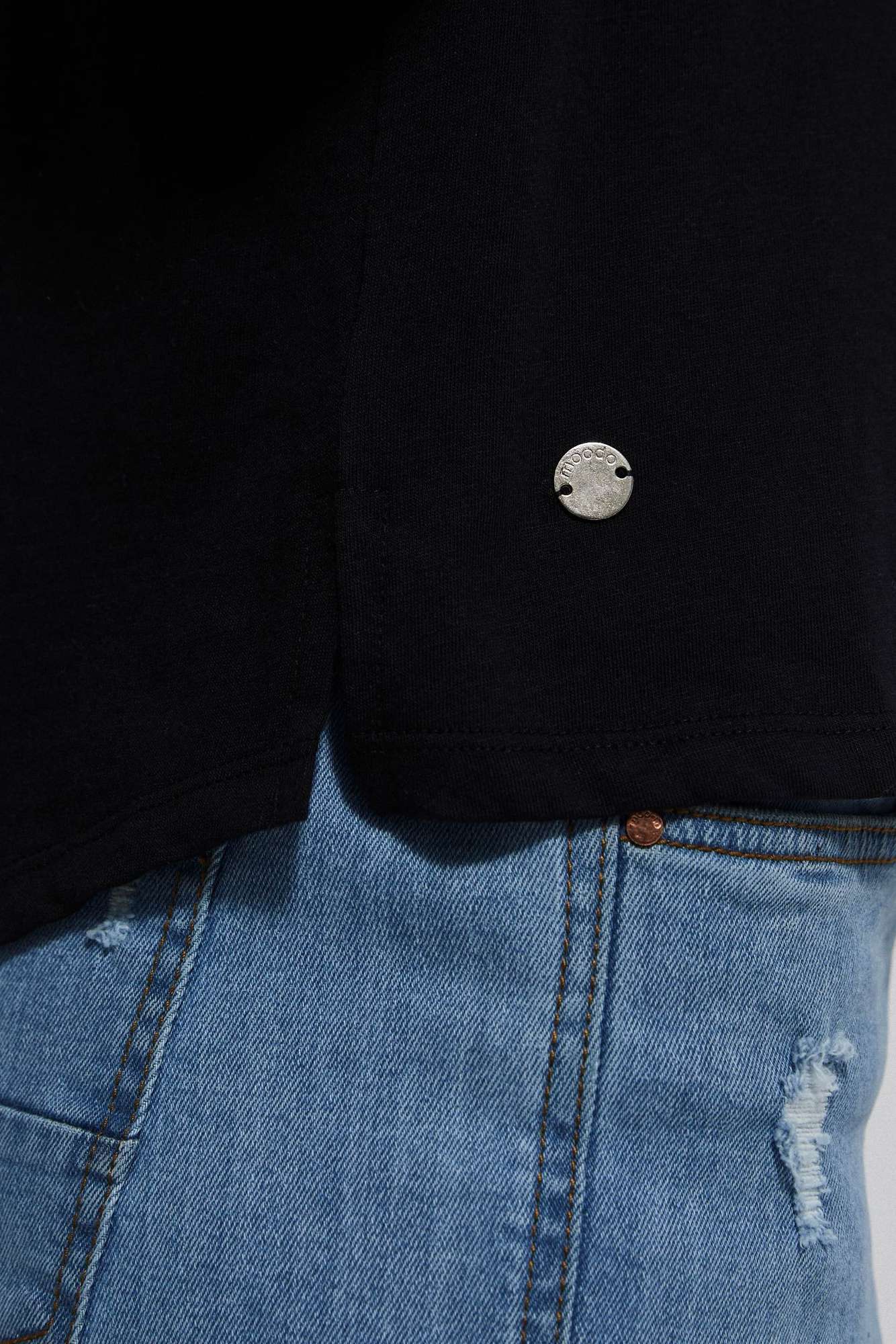 Cotton T-shirt with pocket