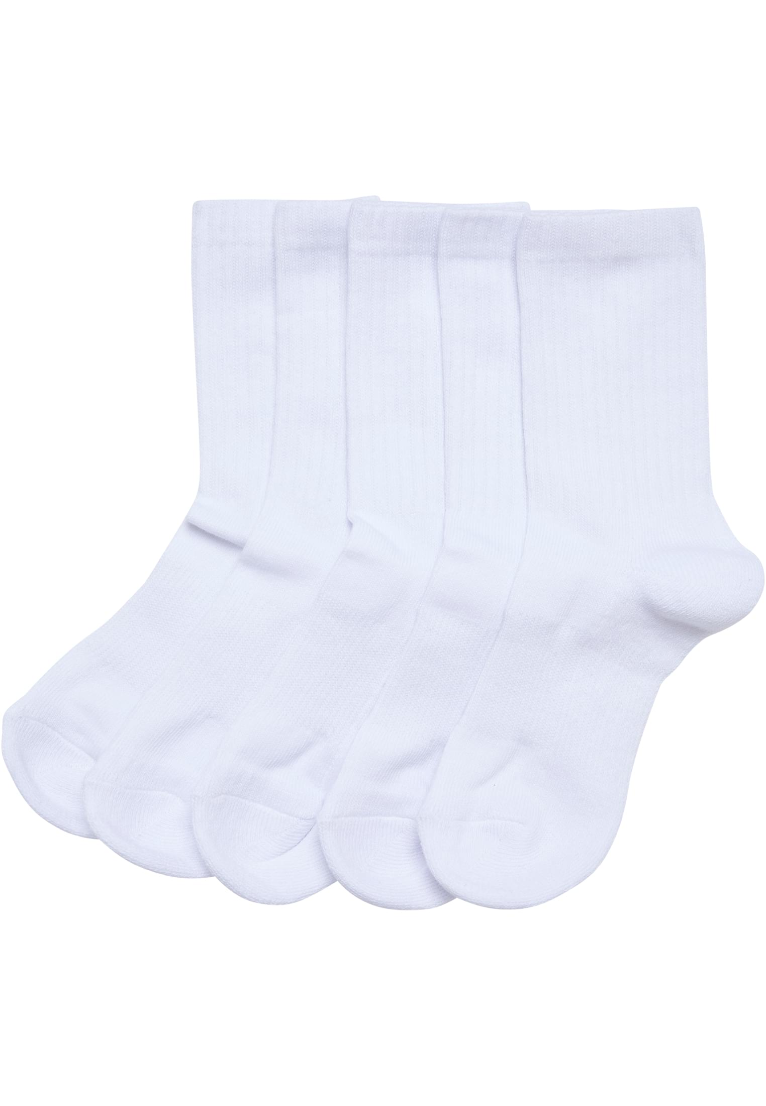 Levně Sportovní dětské ponožky 5-balení bílé