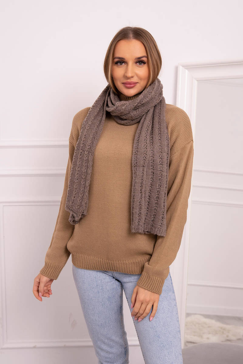 SL40 Ladies mocca scarf
