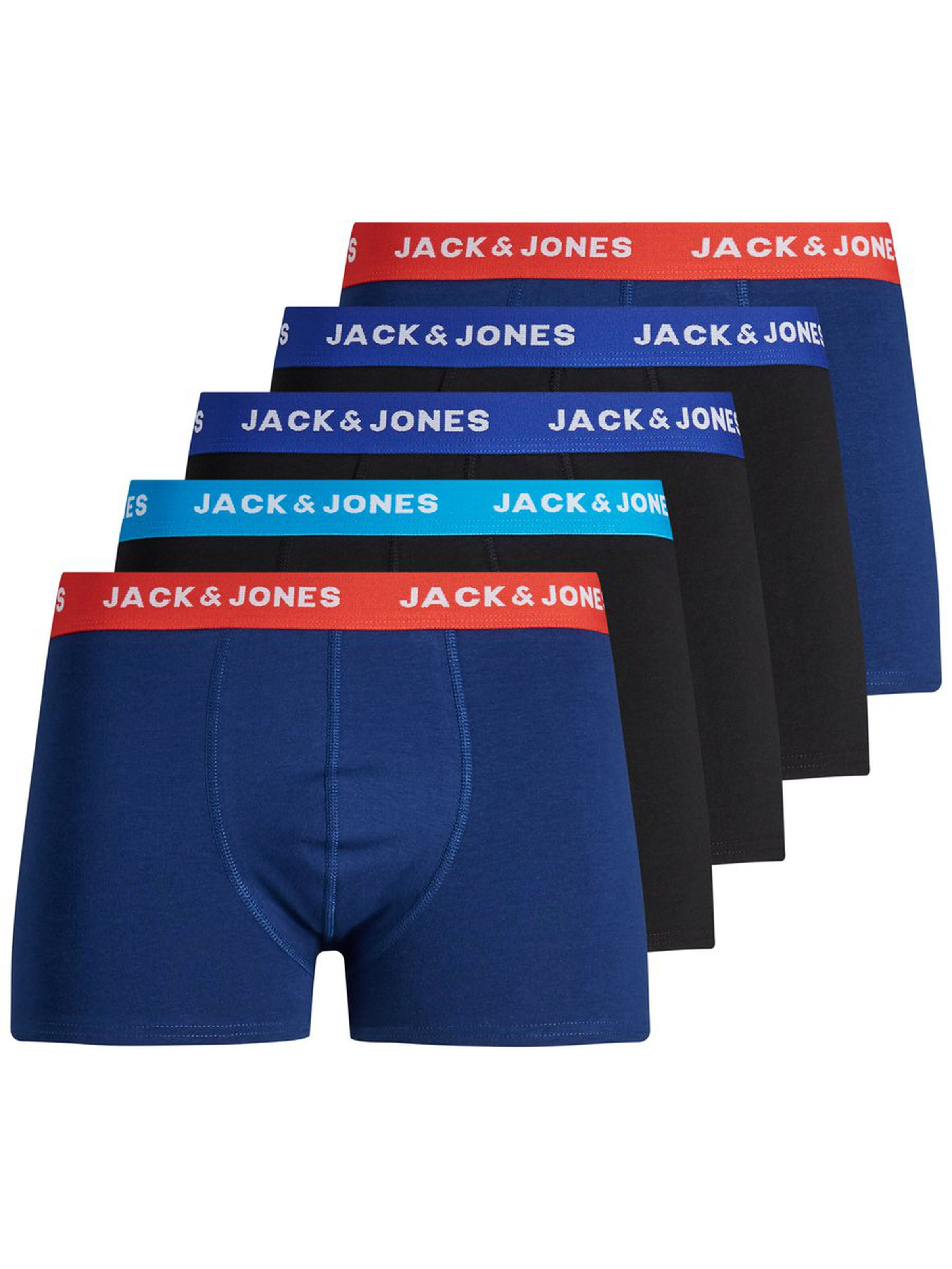 Levně 5PACK pánské boxerky Jack and Jones vícebarevné