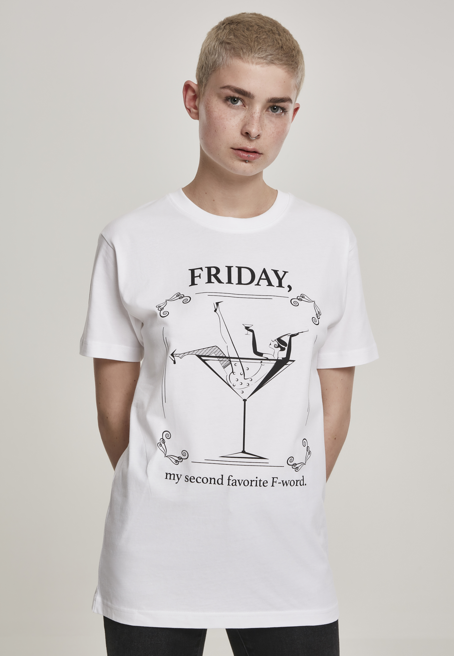 Women's T-shirt F-Word White