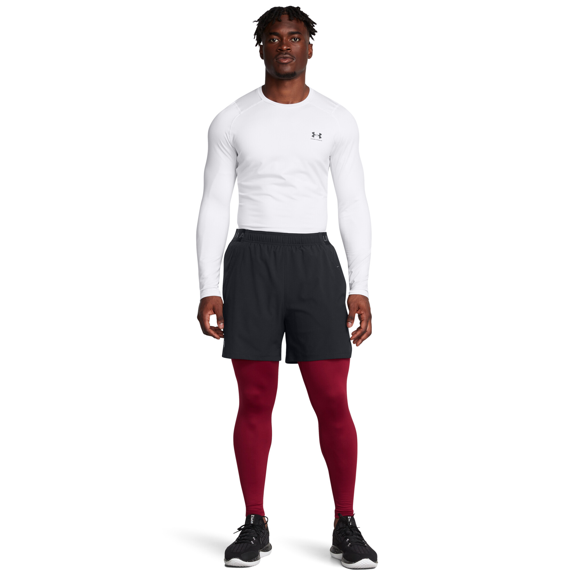 UA CG Elite Leggings-RED