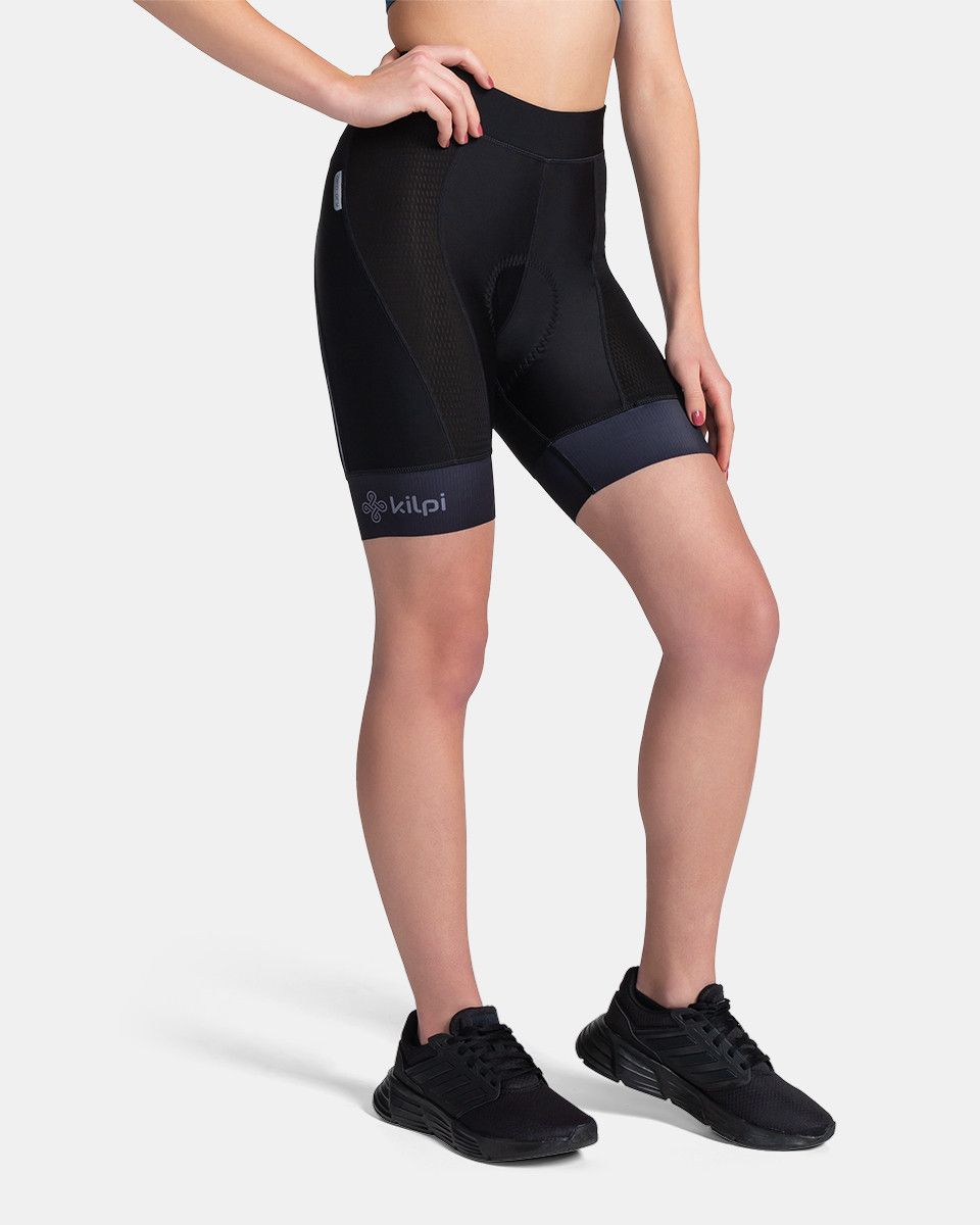 Women's Cycling Shorts KILPI PRESSURE-W Black