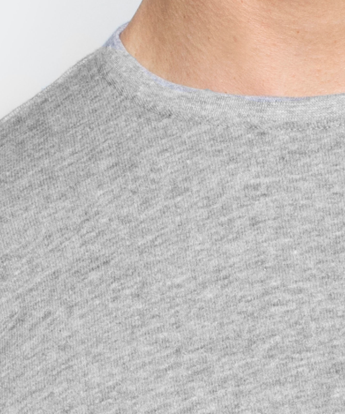 Men's short-sleeved T-shirt ATLANTIC - light grey