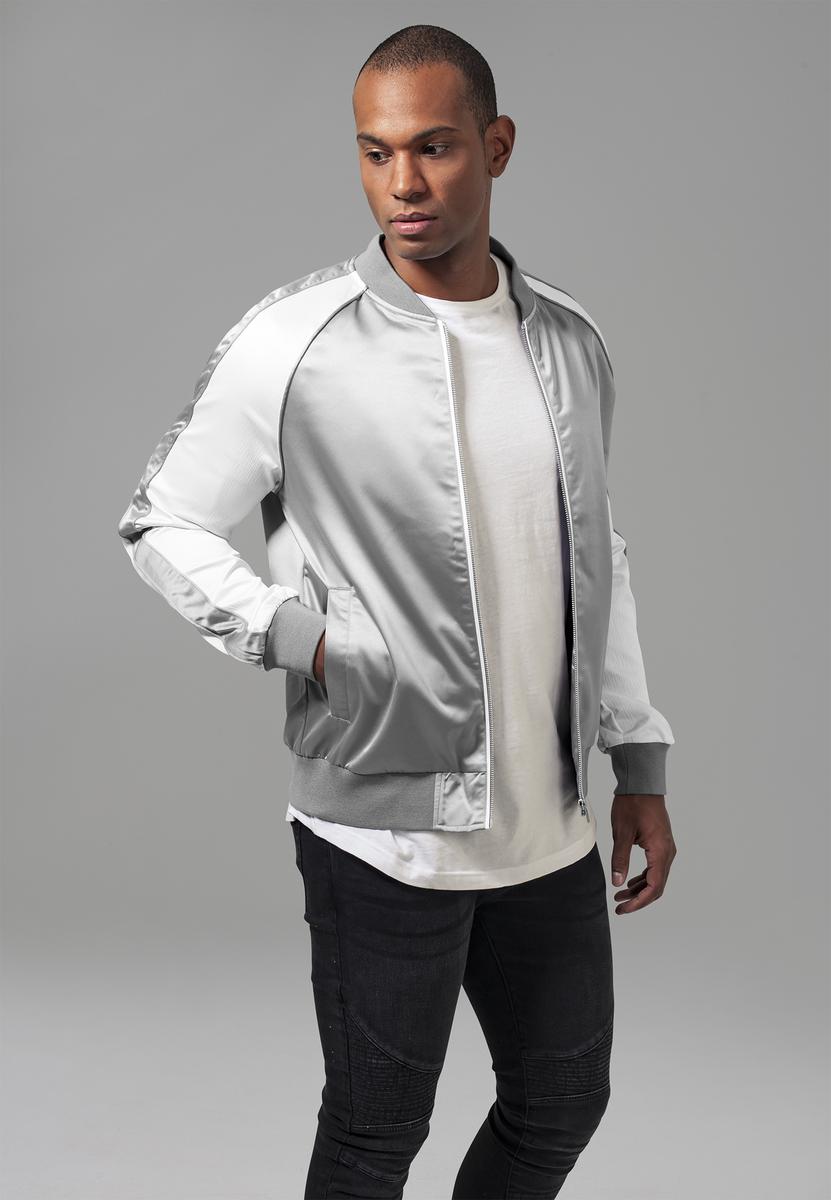 Men's jacket Urban Classics Silver
