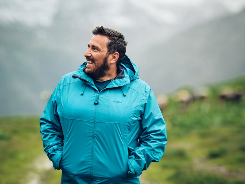 Men's hardshell jacket HUSKY Nelory M grey