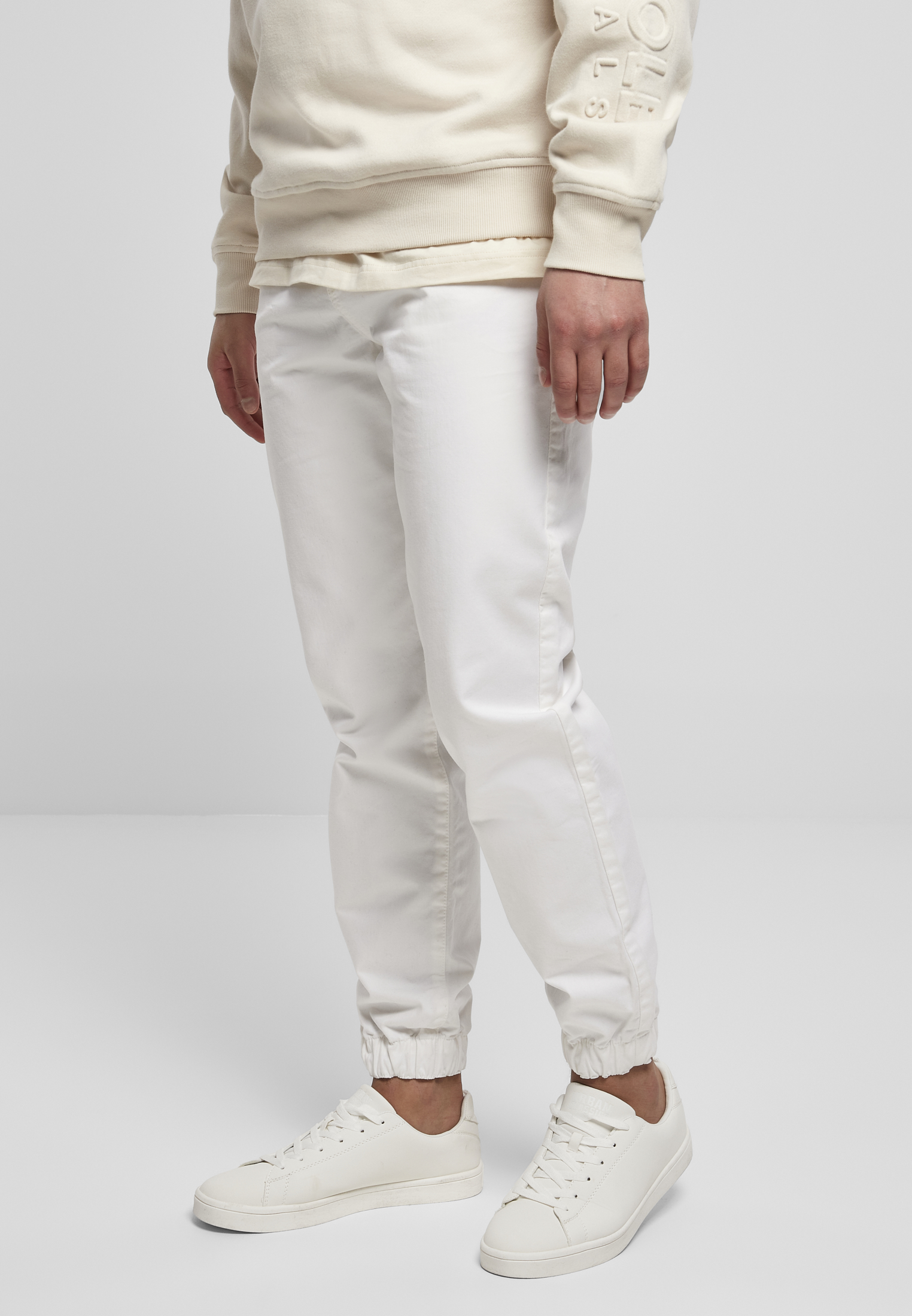 Southpole twill trousers white