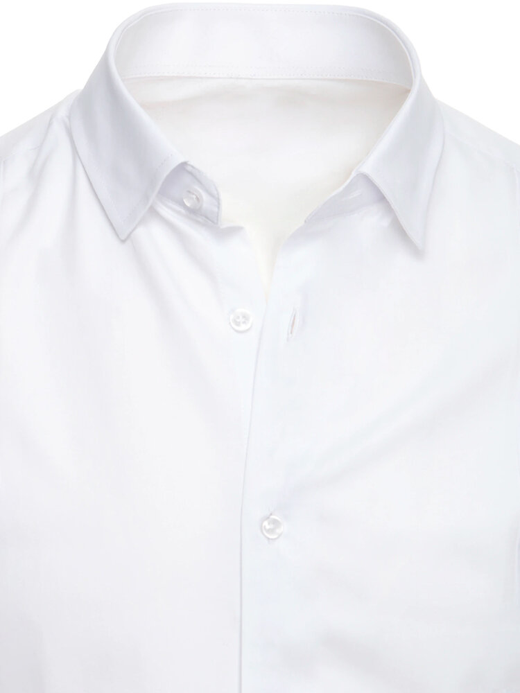 Elegant White Men's Dstreet Shirt