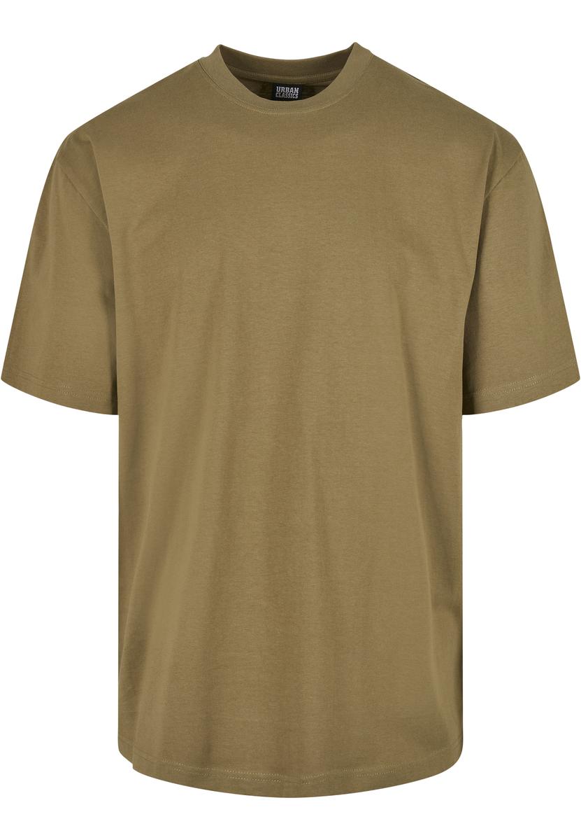 Tricou măsliniu supradimensionat