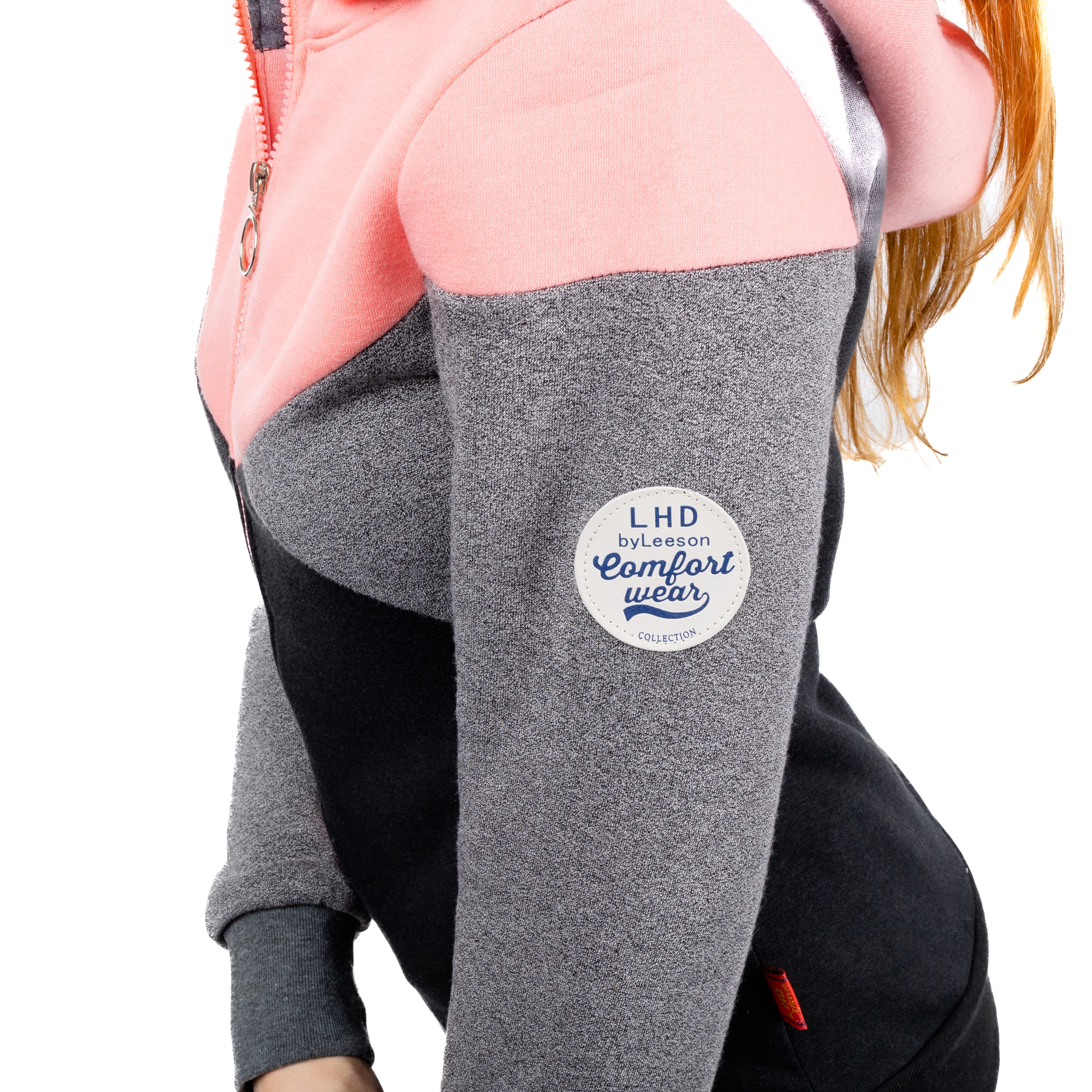 Women&#039;s tracksuit GLANO - black/pink