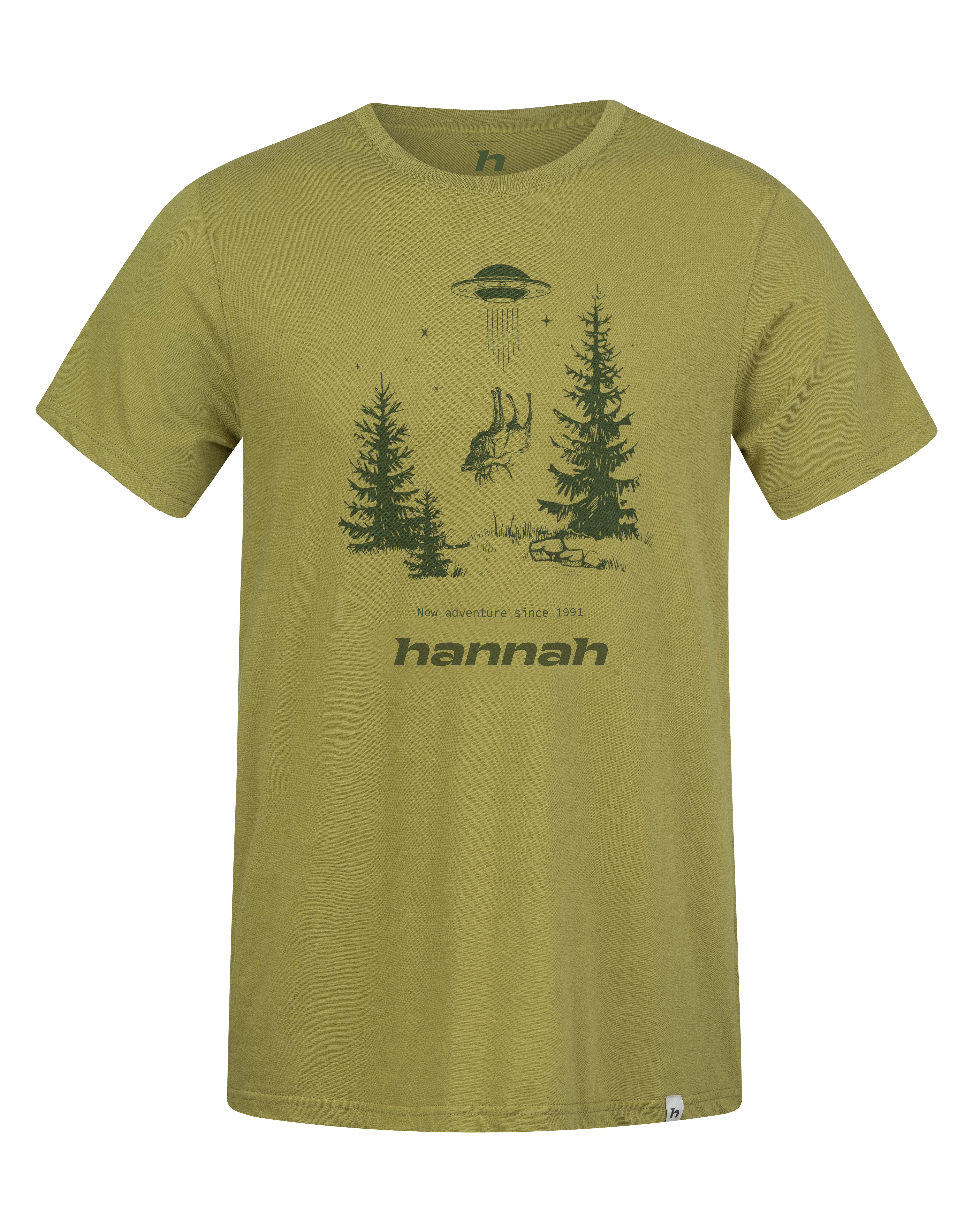 Pánské tričko Hannah FRED green olive