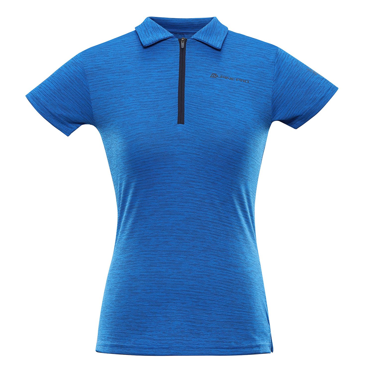 Women's Quick-drying Polo Shirt ALPINE PRO DONNA Electric Blue Lemonade