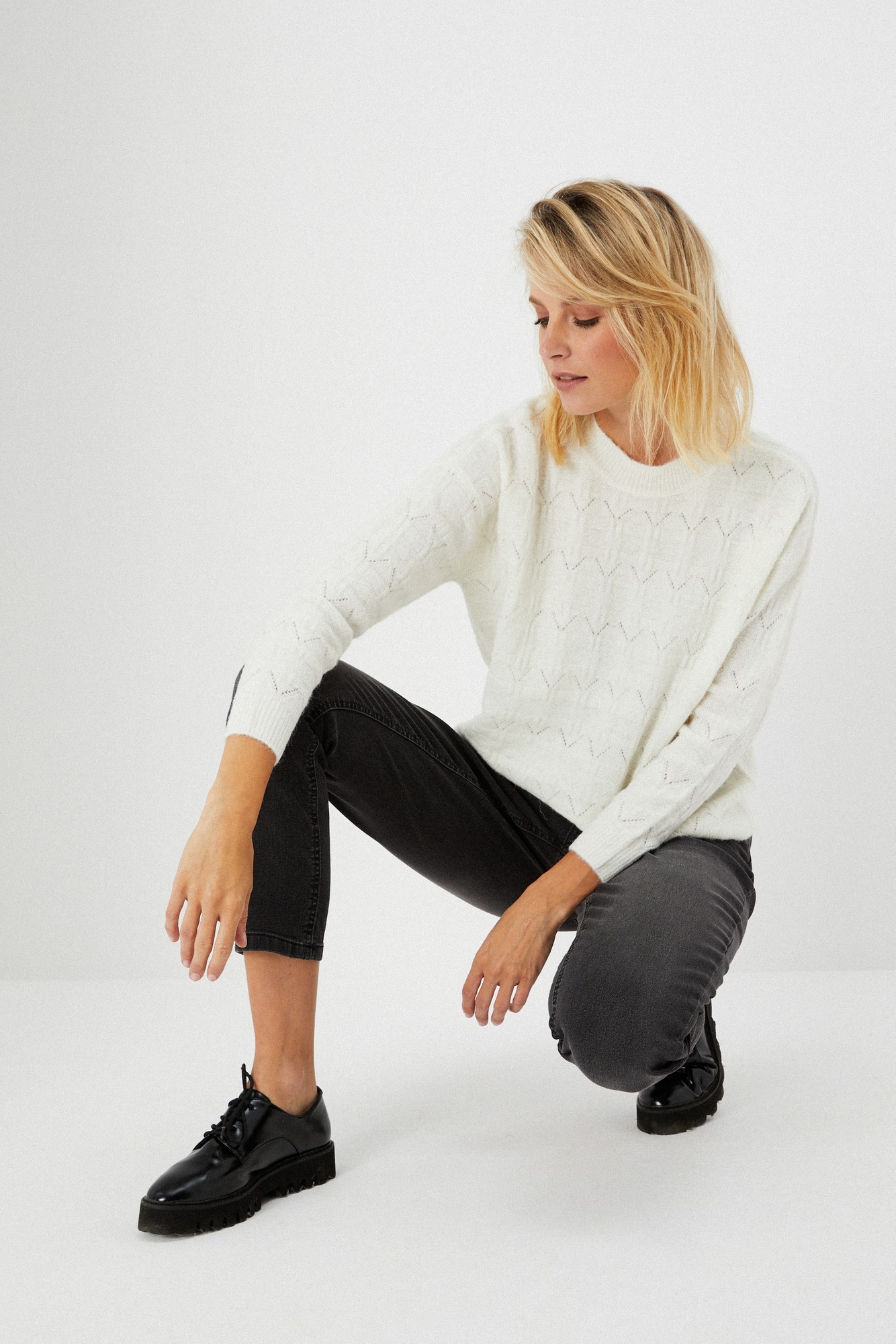 Pantaloni din denim 7/8