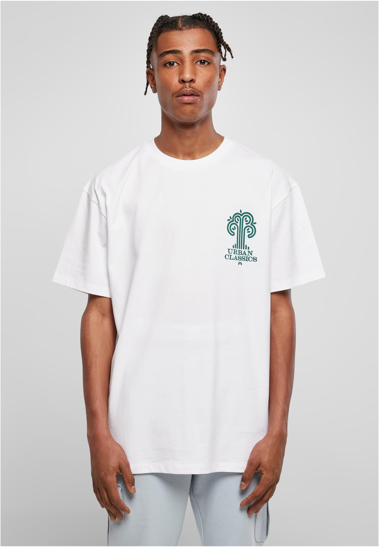 White T-shirt With Bio Tree Logo