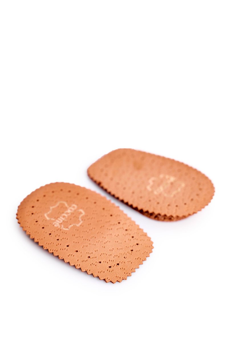 Coccine Heel Pad Corck And Leather Peccary