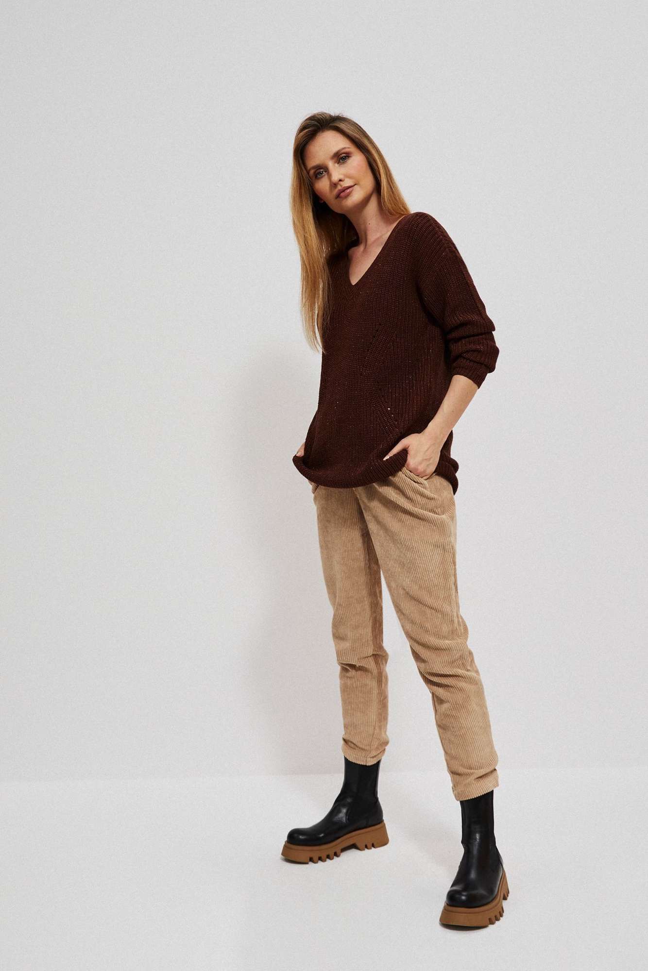 Marisse Sweater Z-Sw-3944 D.Brown