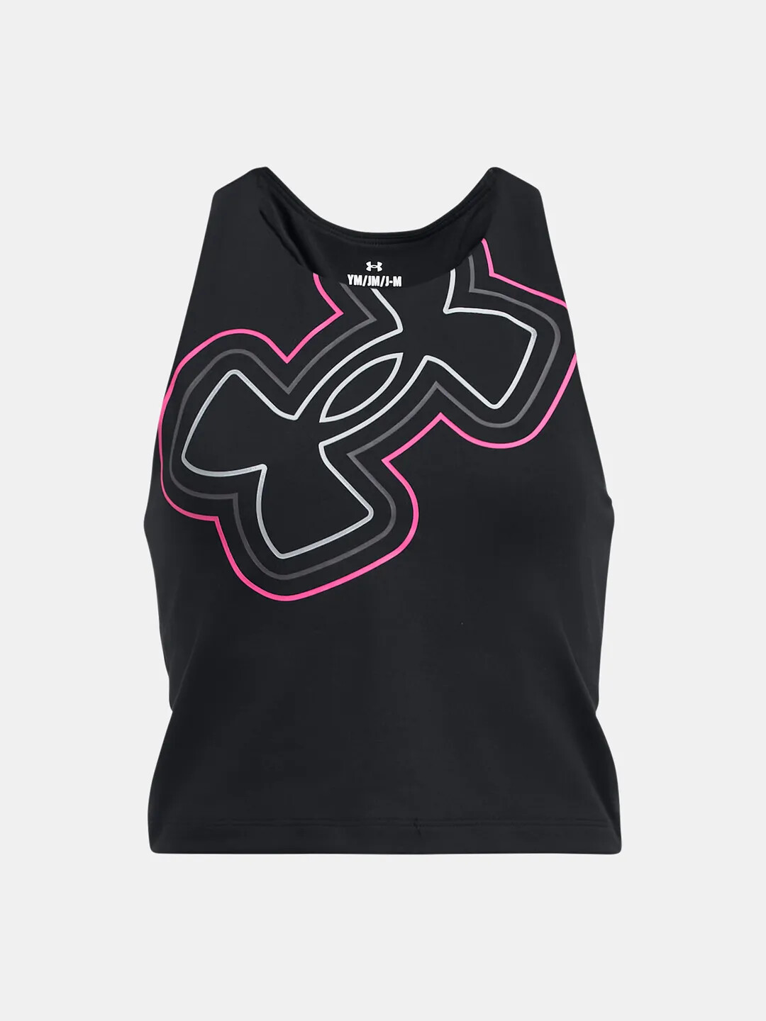 Girl's Tank Top Under Armour Motion Branded Crop Tank