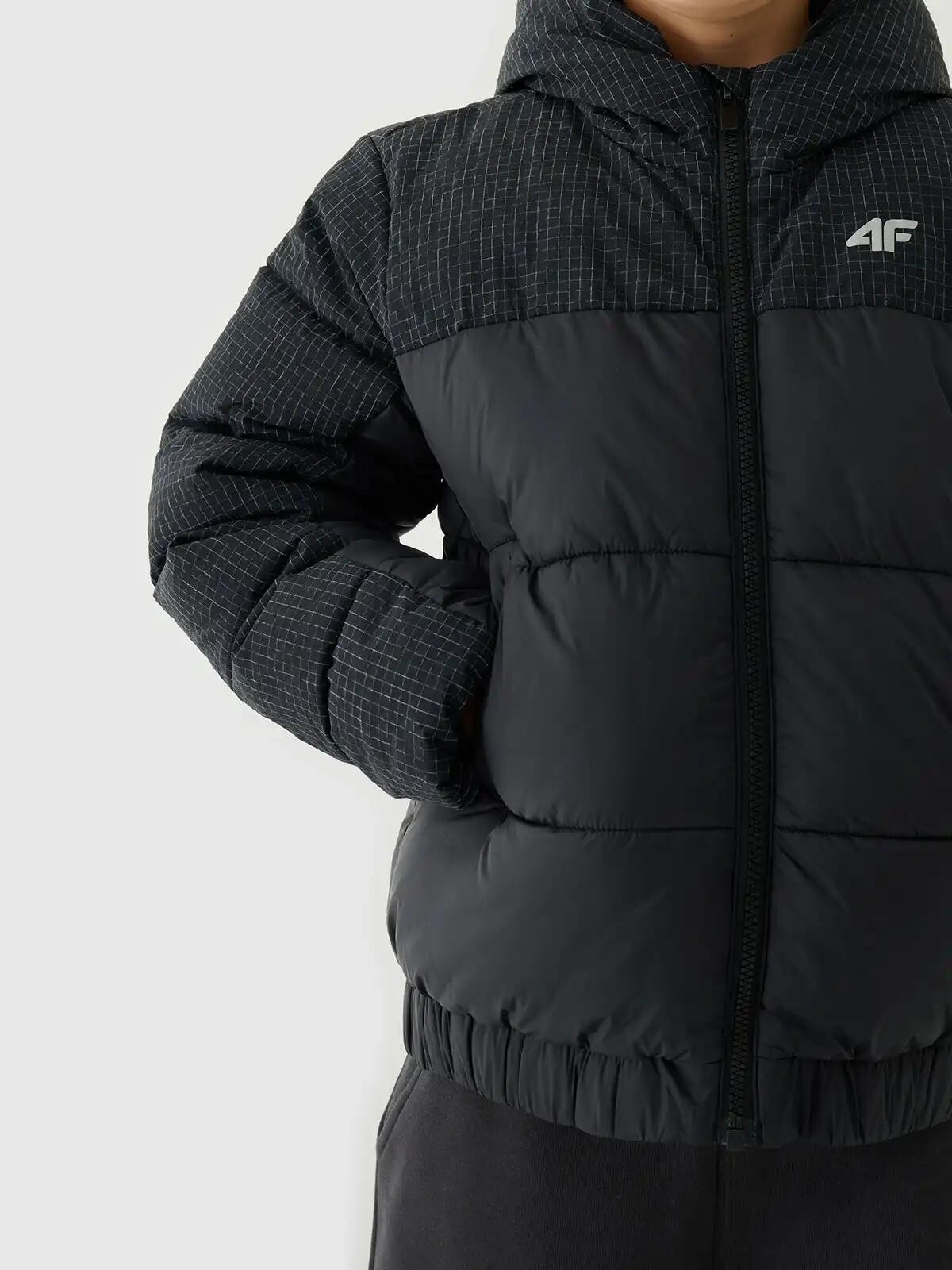 Boys' winter jacket 4F