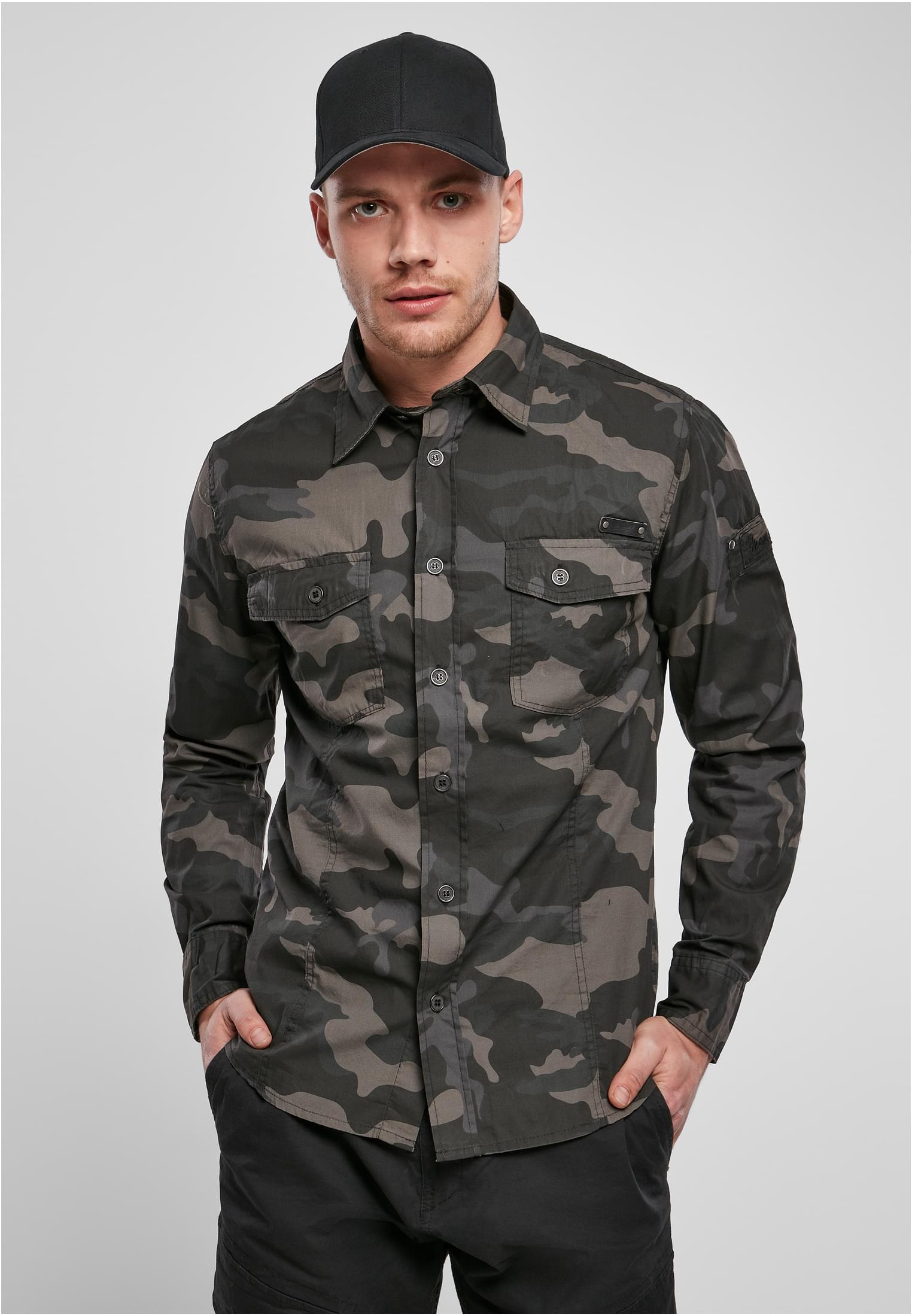 Cămașă bărbați Urban Classics Camo
