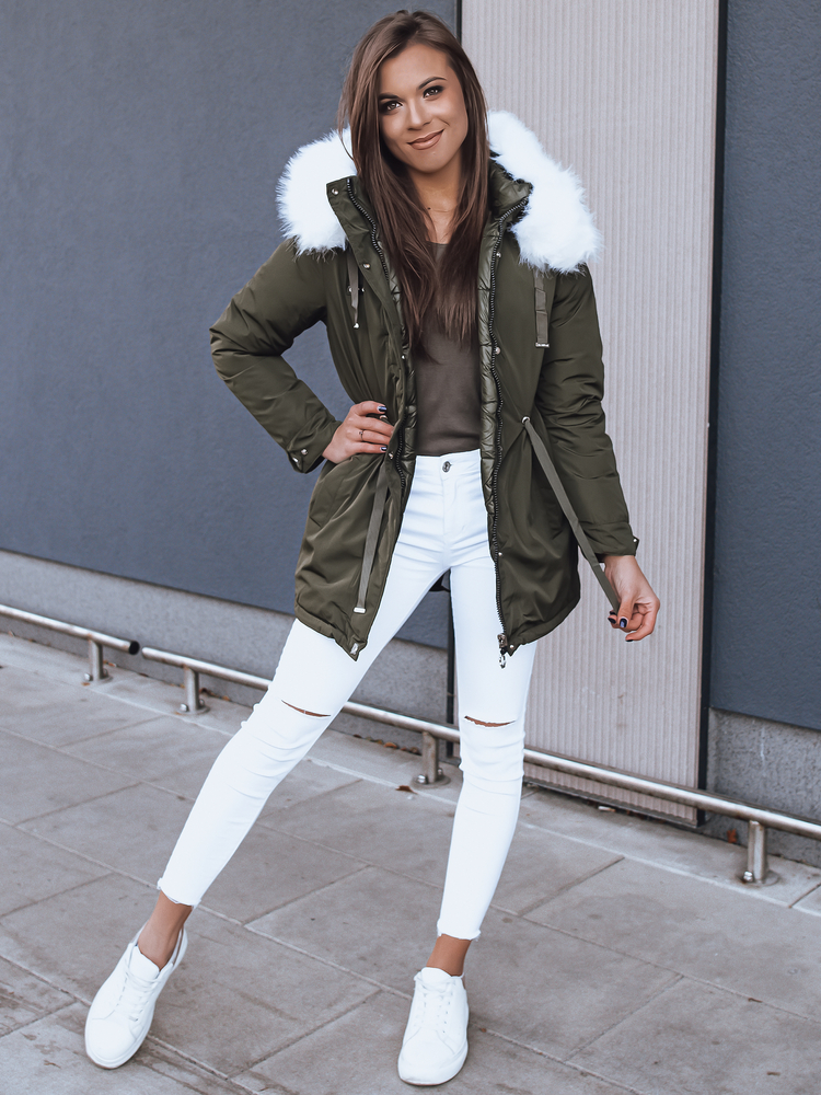 Jacheta parka reversibila pentru femei MELVIN green Dstreet