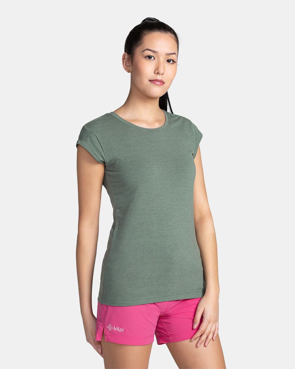 Women's Cotton T-shirt KILPI PROMO-W Dark Green