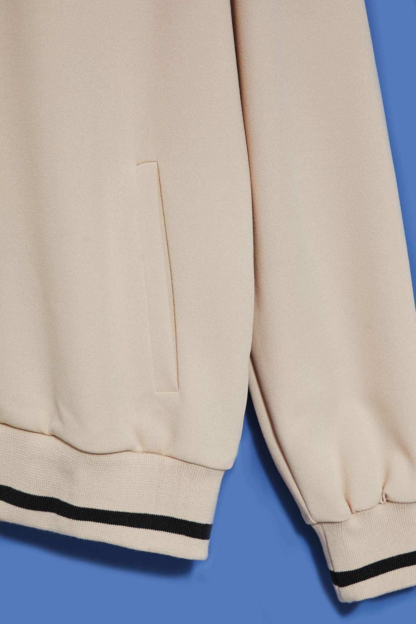 WOMEN'S SWEATSHIRT L-BL-4014 LBEIGE