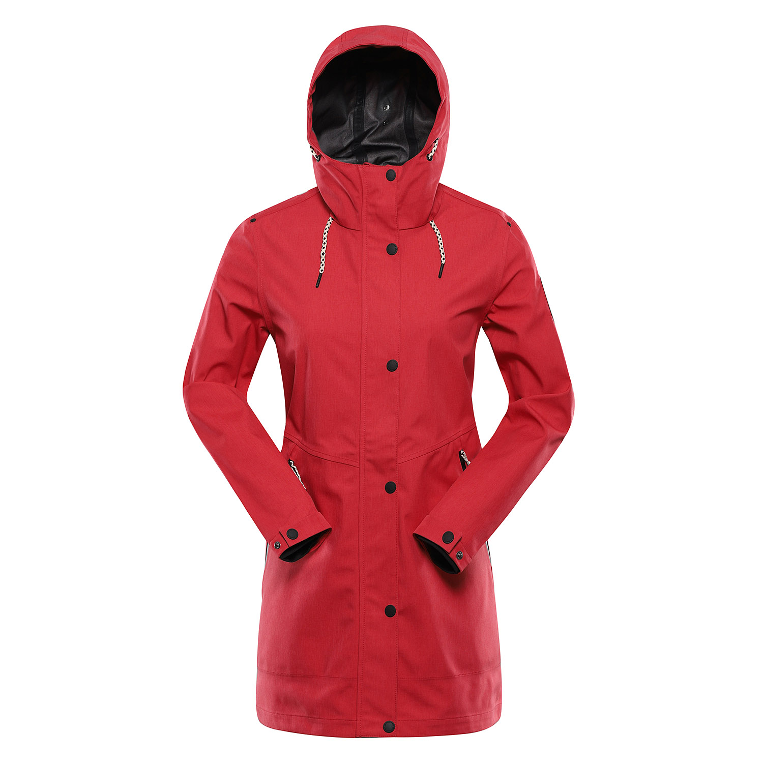 Women's Waterproof Coat With Ptx Membrane ALPINE PRO PERFETA Chilli