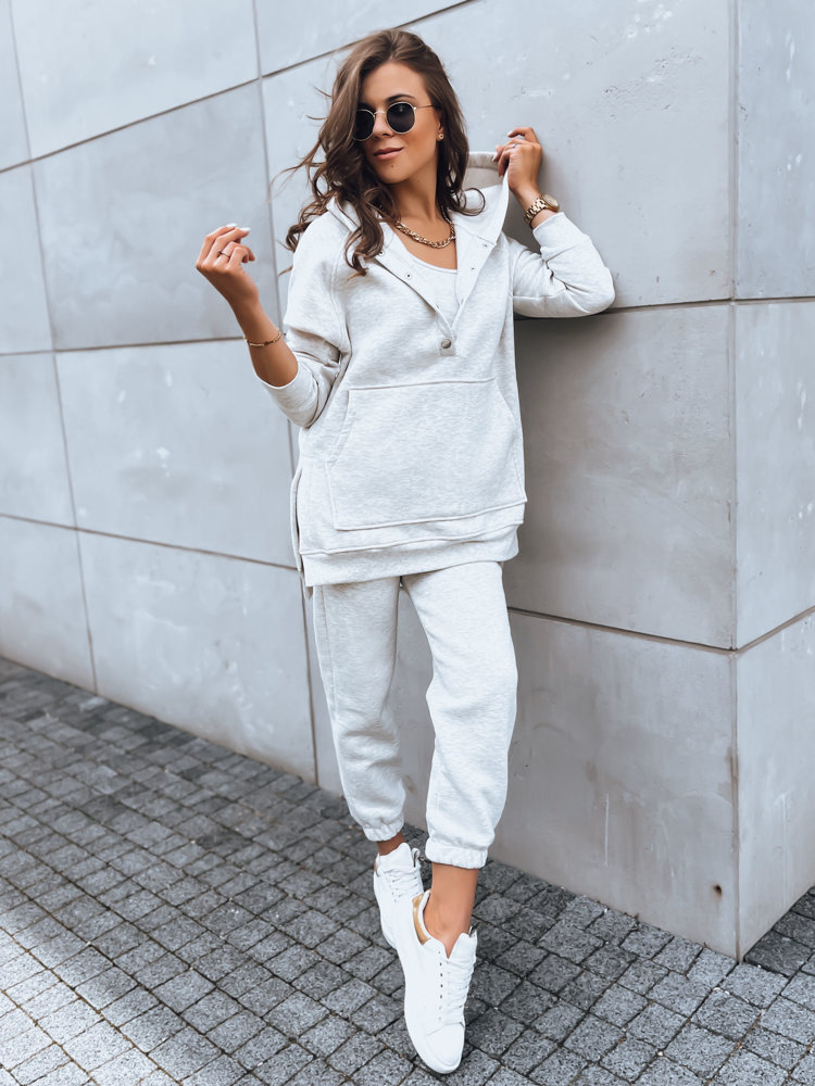 Komplet 3 częściowy damski INDESIT jasnoszary Dstreet