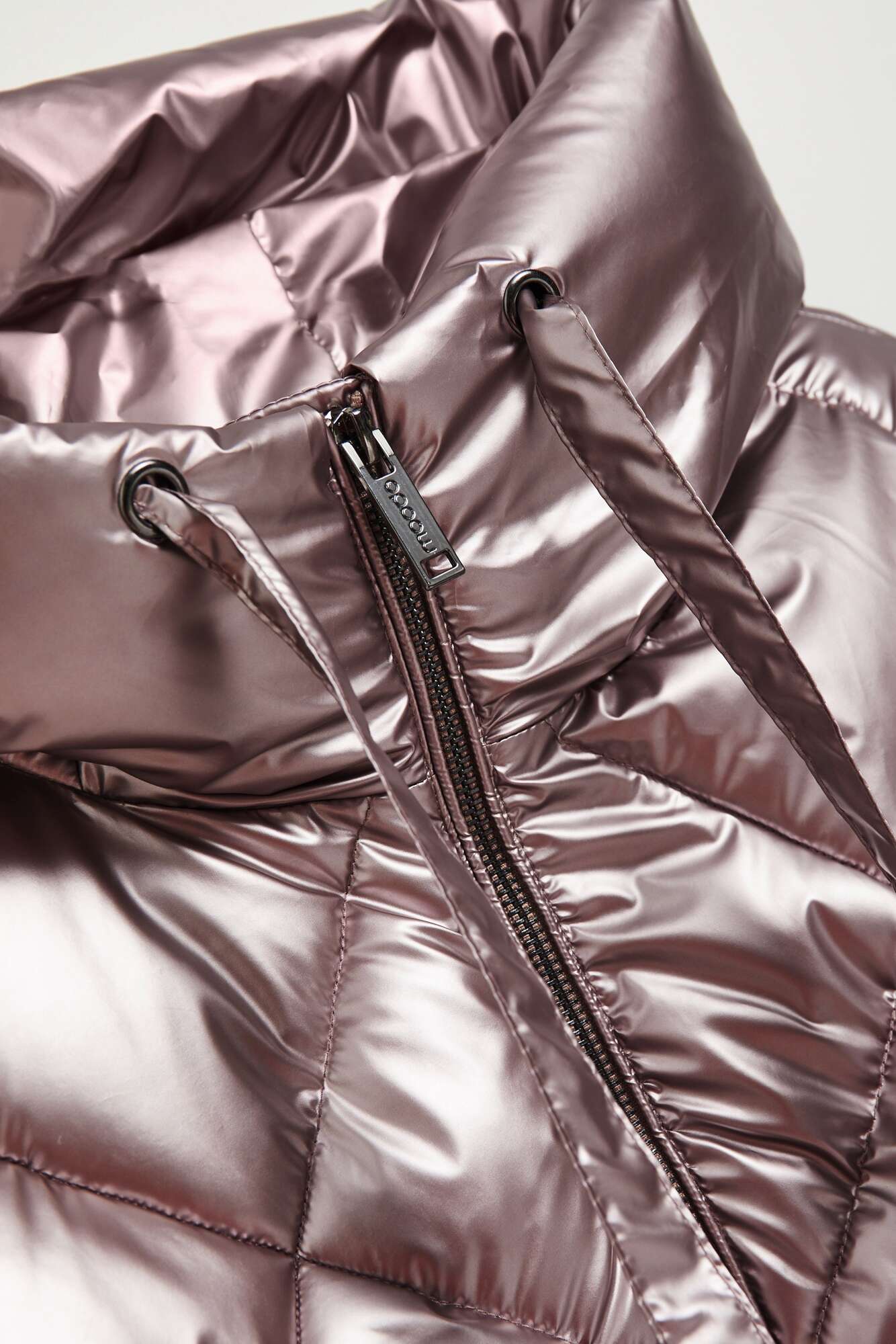 Metal quilted jacket