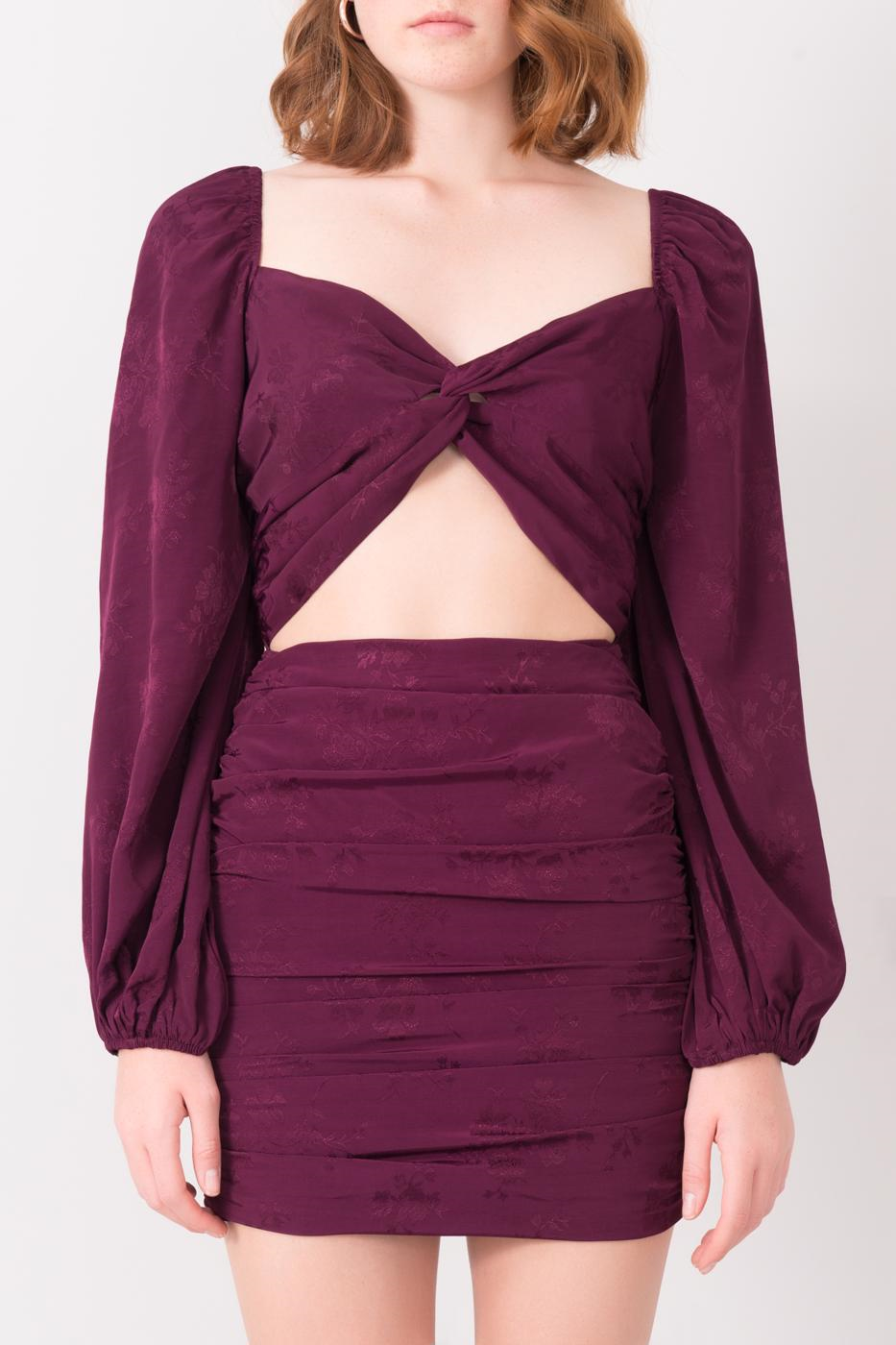 Rochie mini BSL Burgundy