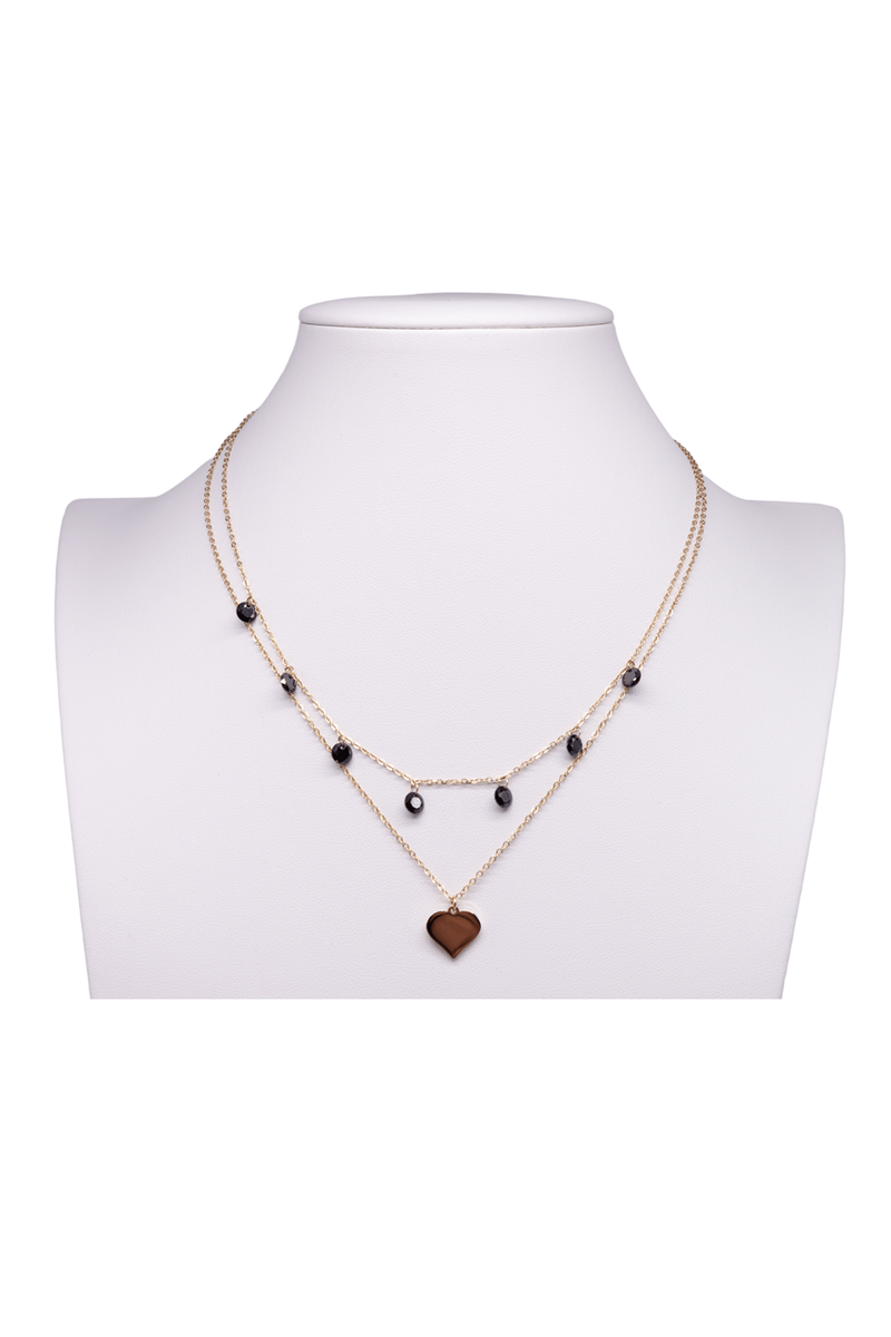 Stainless steel necklace G2211-1-12 gold