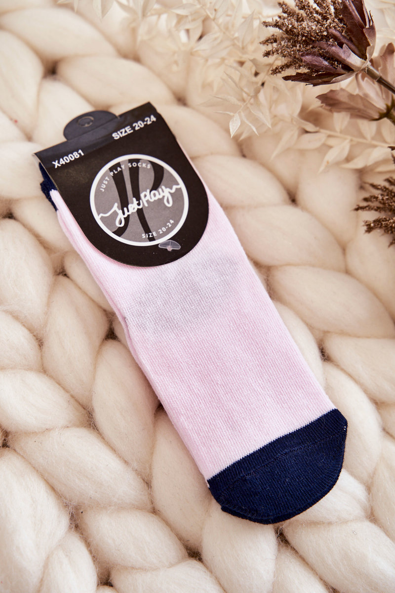 Children's Classic Cotton Socks Pink