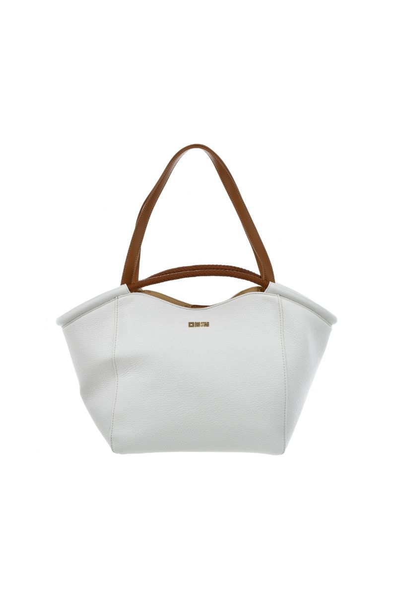 Big Star White Eco Leather Handbag