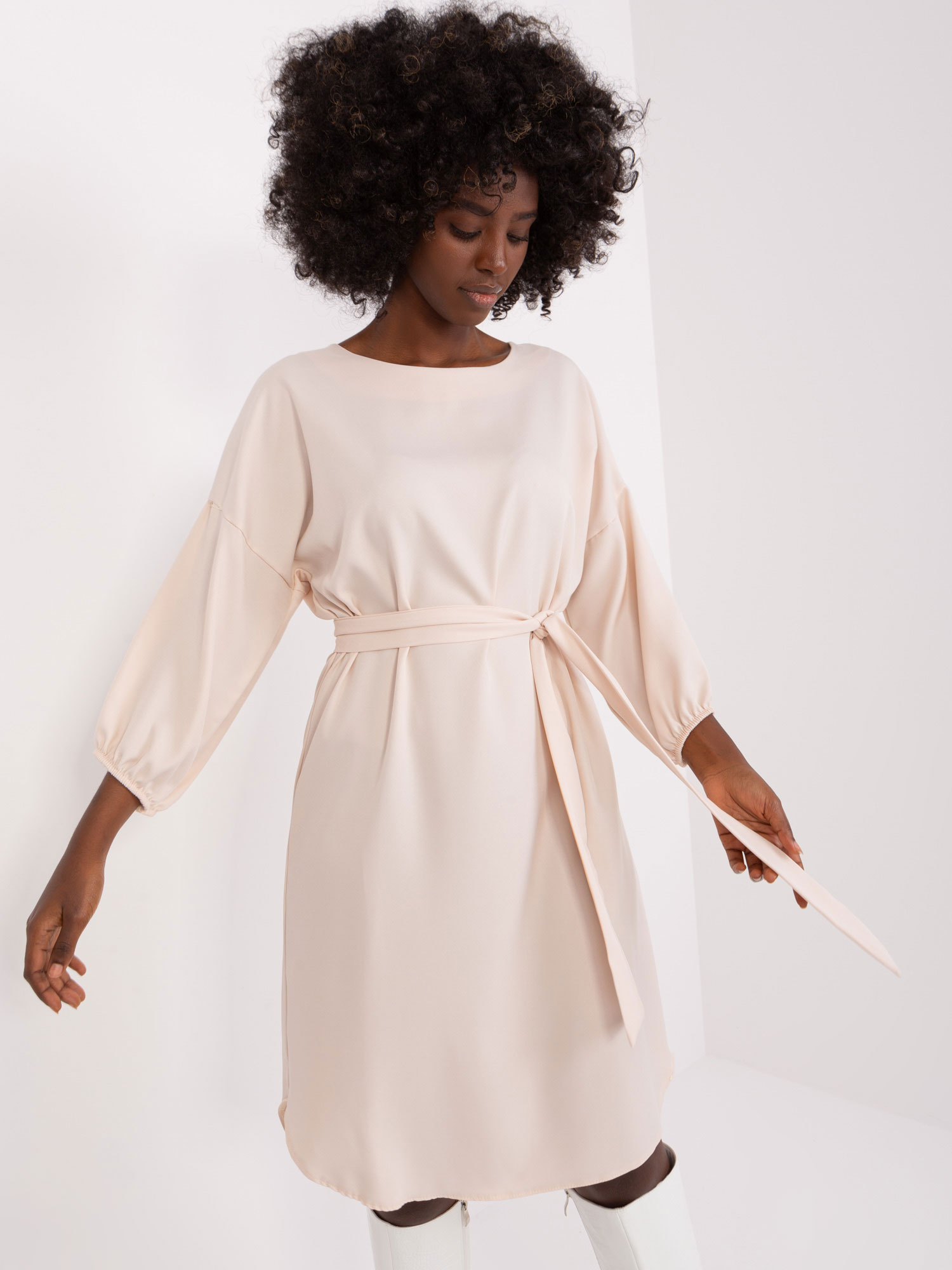 Dress-WN-SK-669.92P-light beige