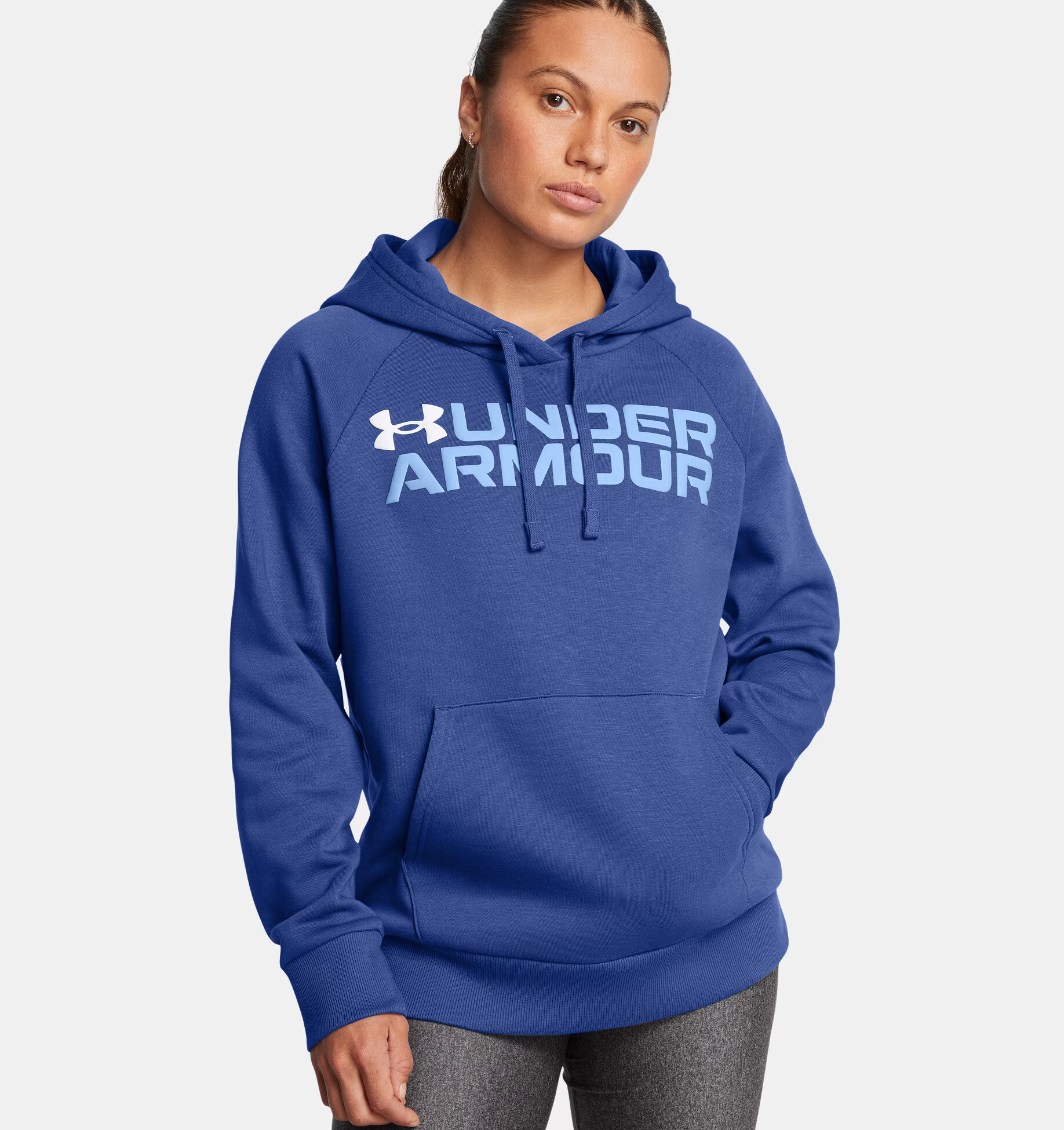 Women's Under Armour Rival Fleece Wordmark Hoodie