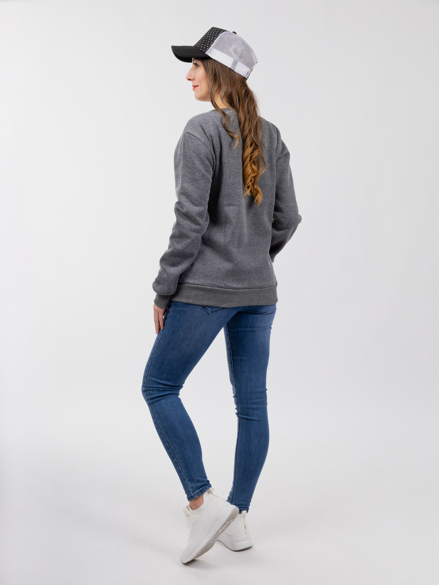 Women's sweatshirt GLANO - dark gray