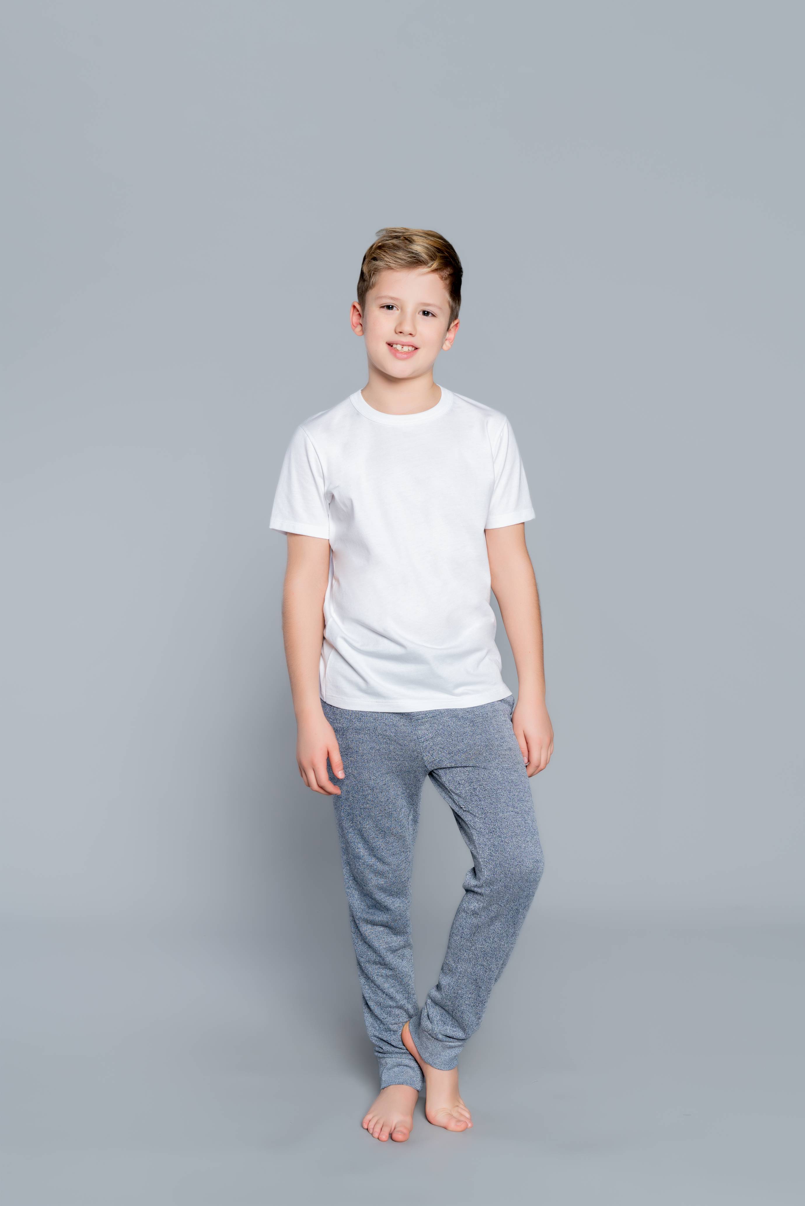 Children's T-shirt With Short Sleeves - White