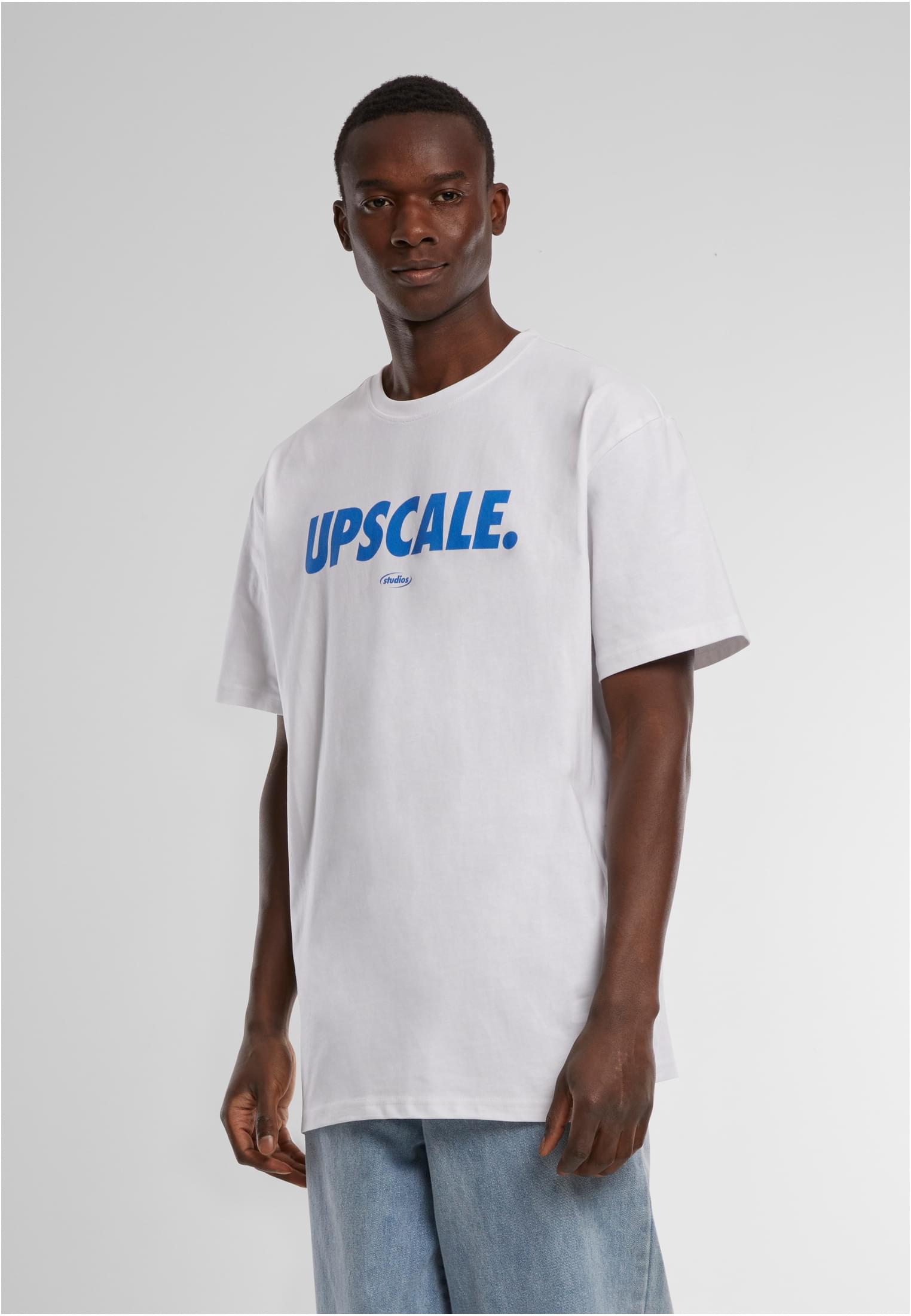 Men's T-shirt Upscale Sport Font Oversize White