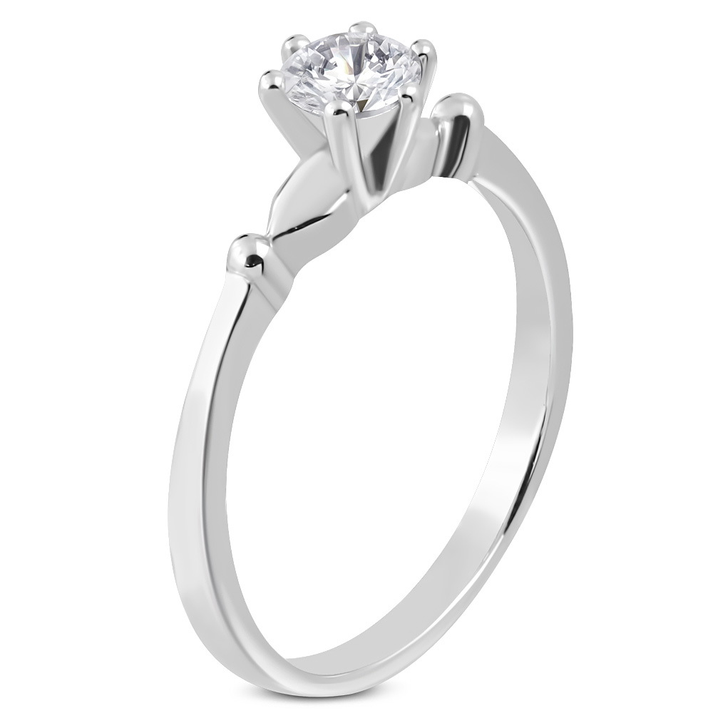 Luxury II Surgical Steel Engagement Ring