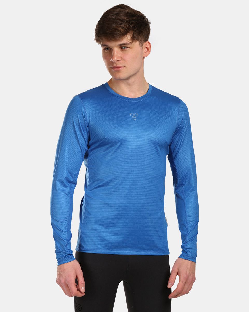 Men's functional T-shirt with long sleeves Kilpi SPOLETO-M Blue