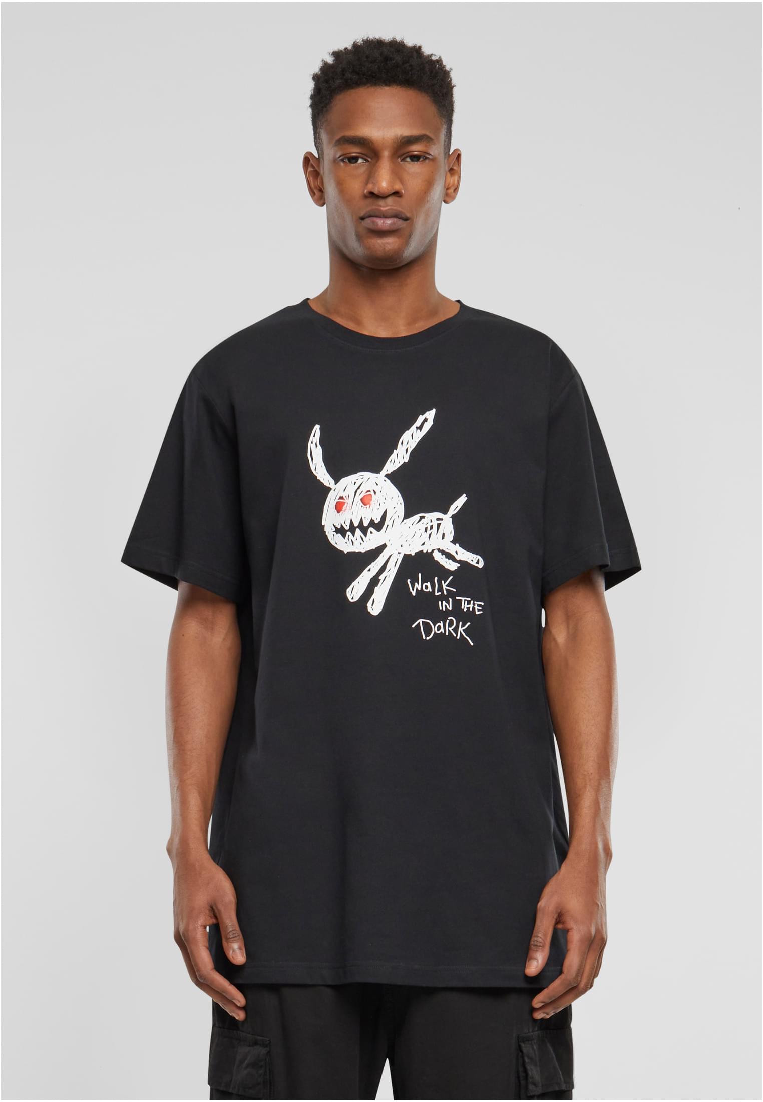 Men's T-shirt Walk In The Dark - Black