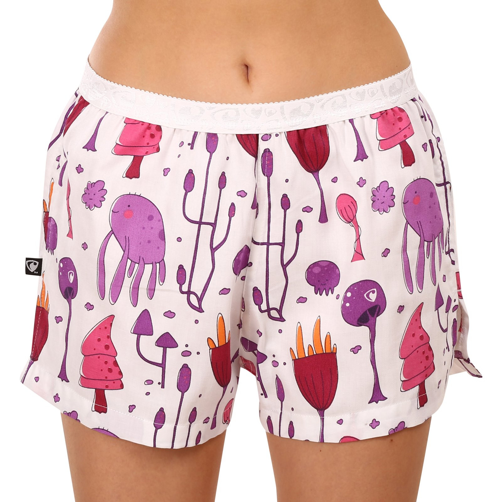 Women's shorts Represent violet creatures