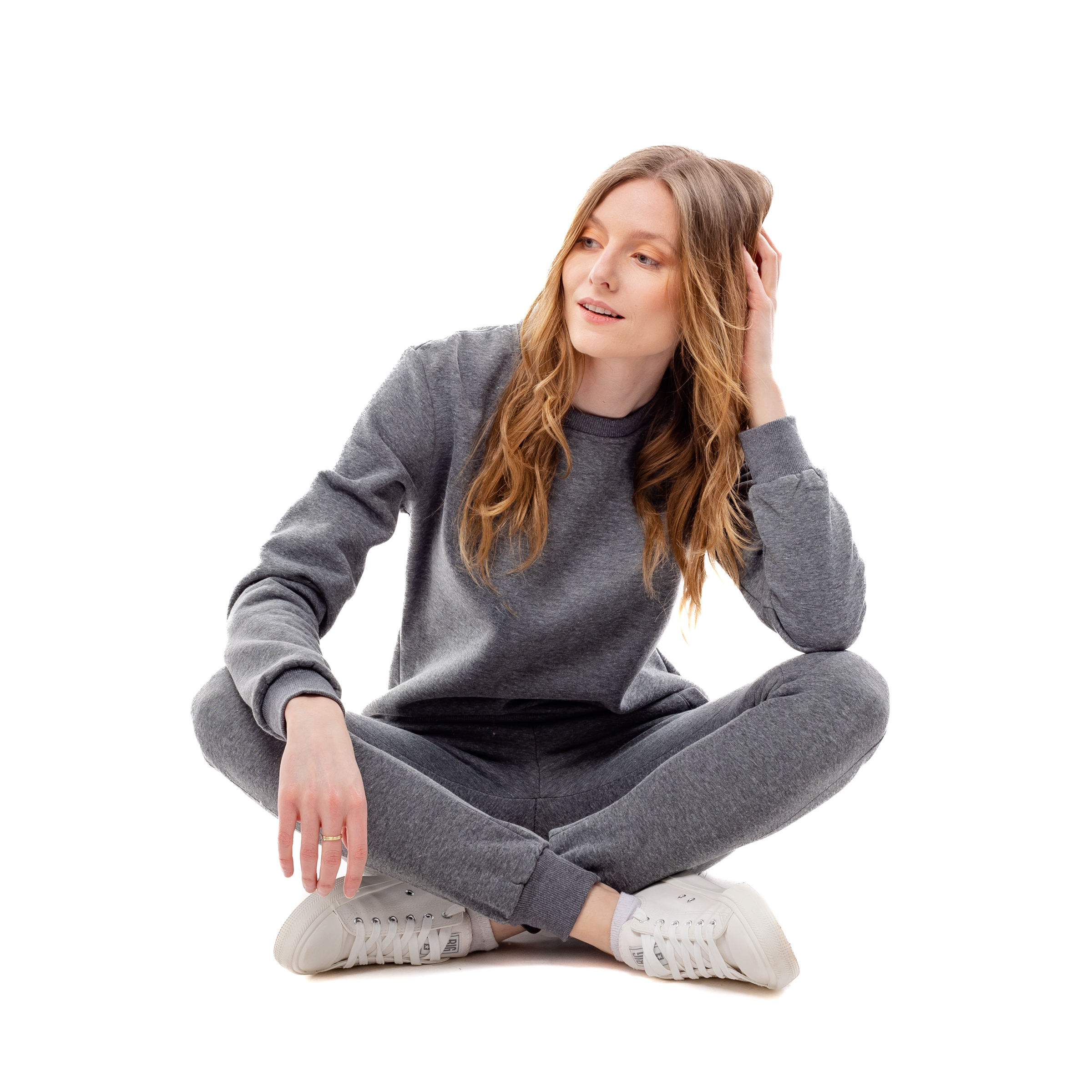 Women&#039;s tracksuit GLANO - dark gray